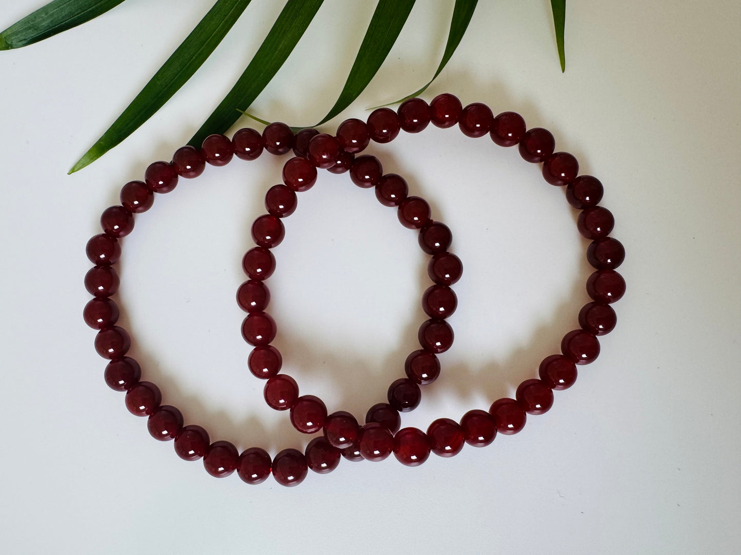 Carnelian Stretch Bracelet 8mm - Moon Room Shop and Wellness