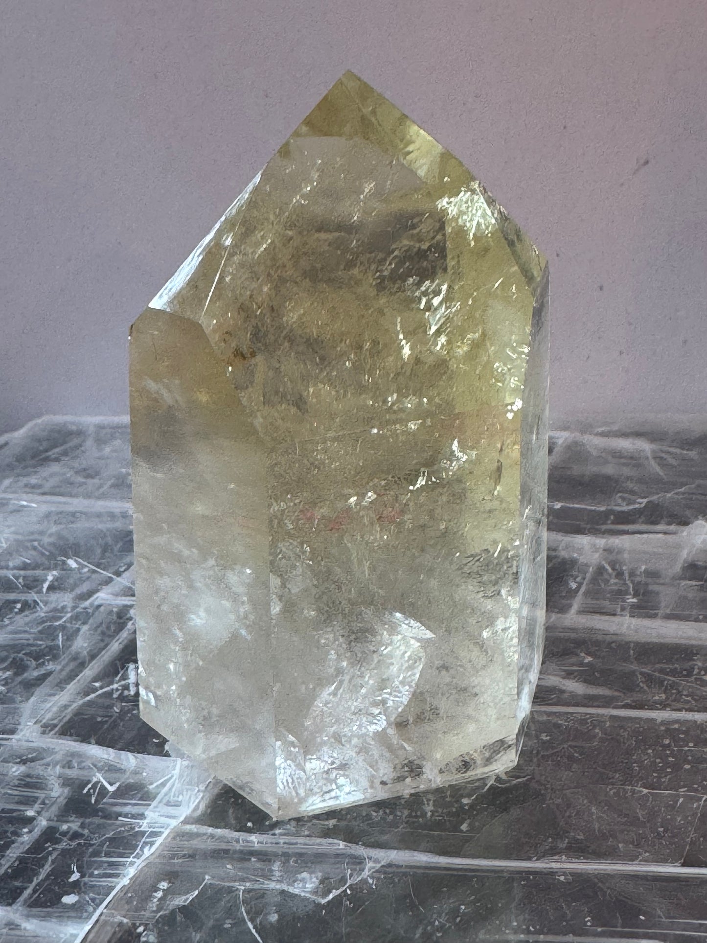 Lemon Quartz Tower 199 g Brazil Gorgeous - Moon Room Shop and Wellness