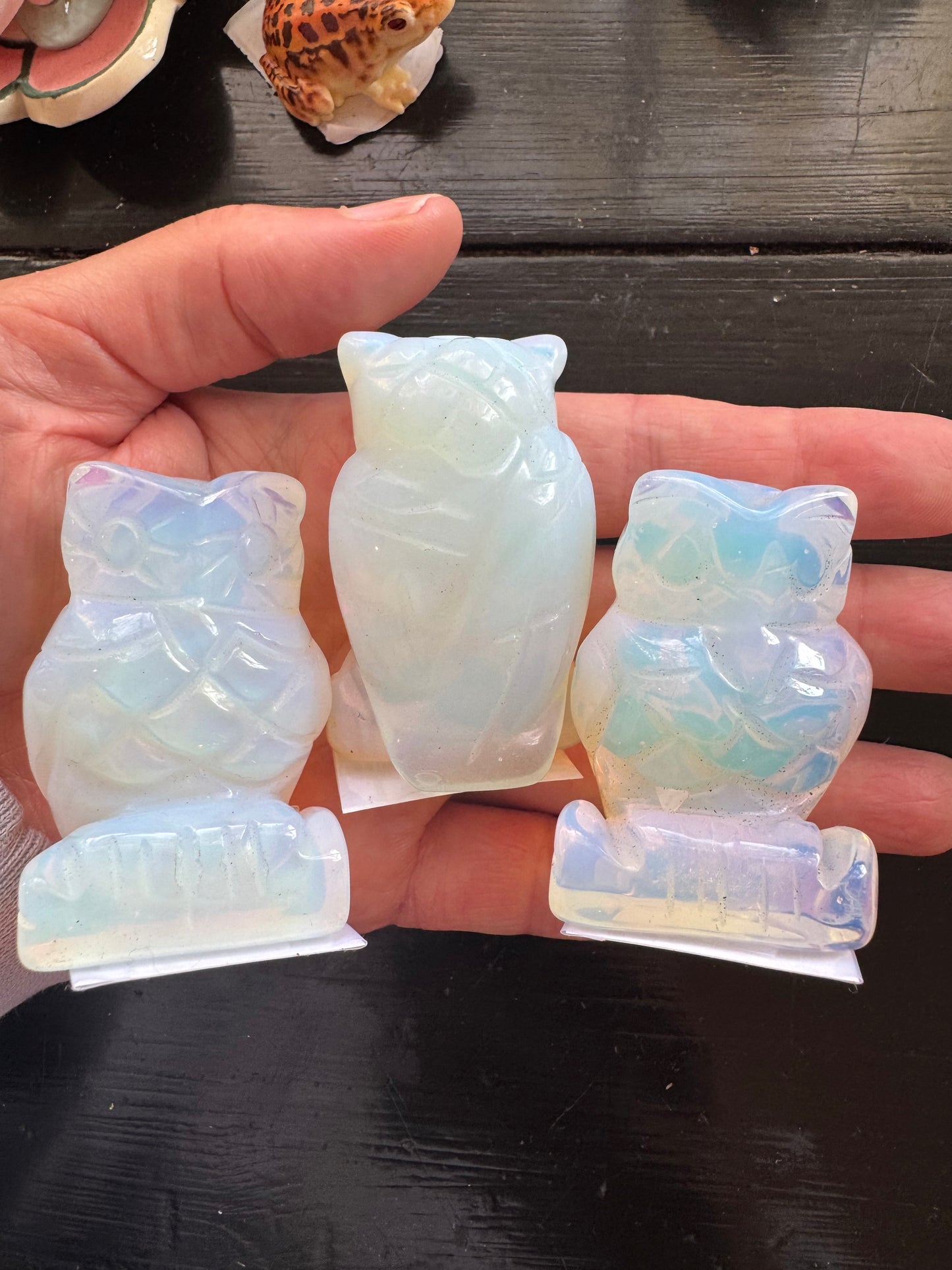 Opalite Owl 2 inch - Moon Room Shop and Wellness