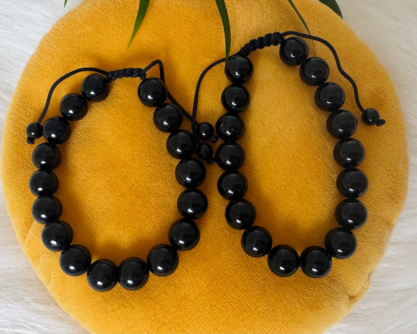 Black Obsidian Grade A++ Adjustable Bracelet - Moon Room Shop and Wellness