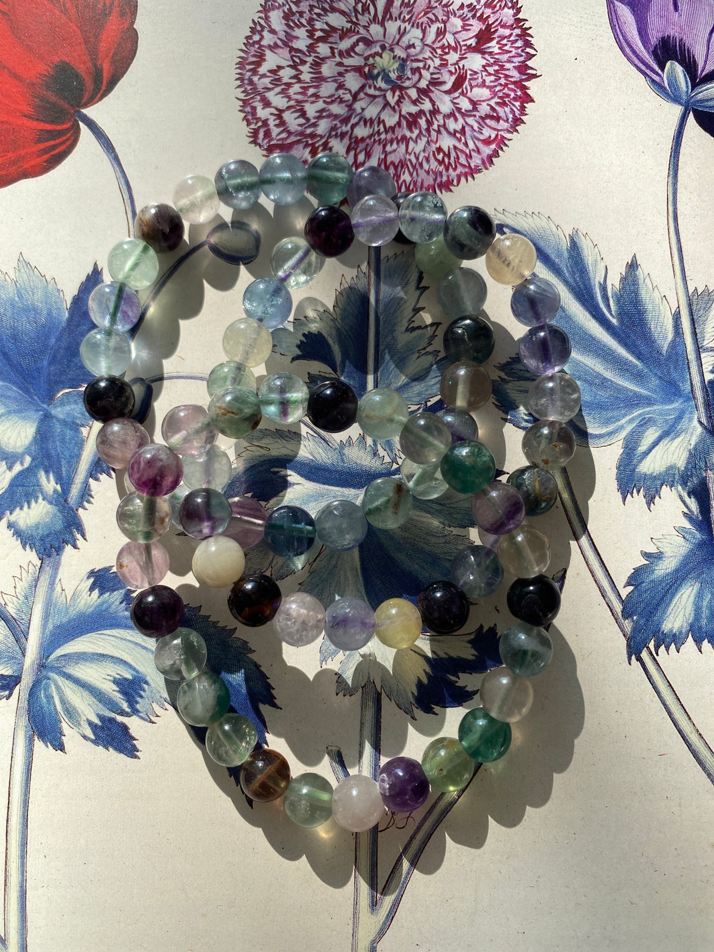 Fluorite Stretch Bracelet 8mm - Moon Room Shop and Wellness
