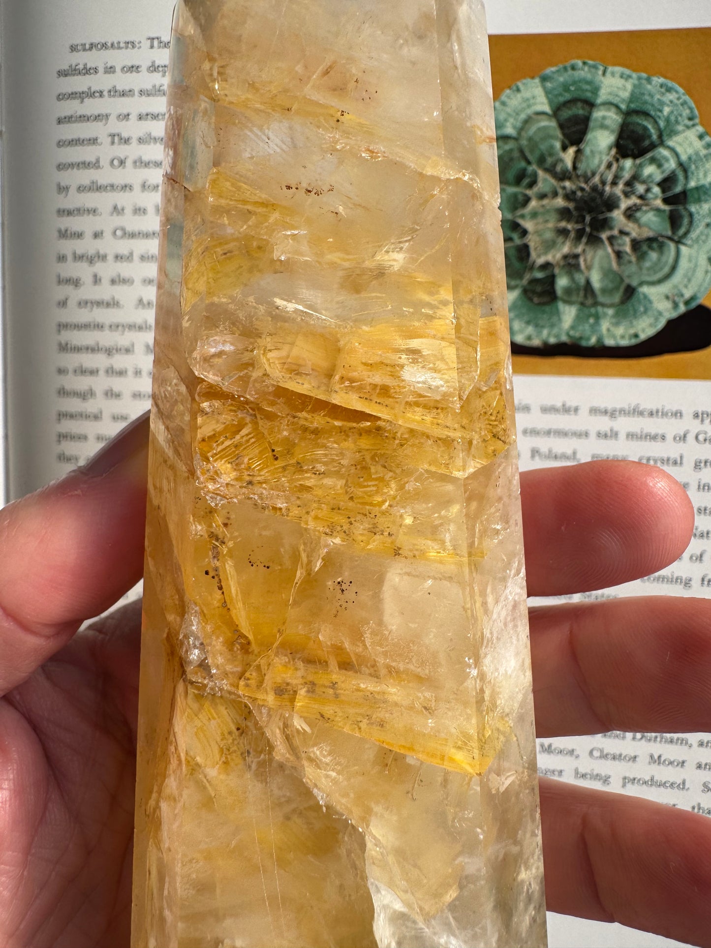 Golden Healer Quartz Tower 402 g Brazil - Divine Beauty - Moon Room Shop and Wellness