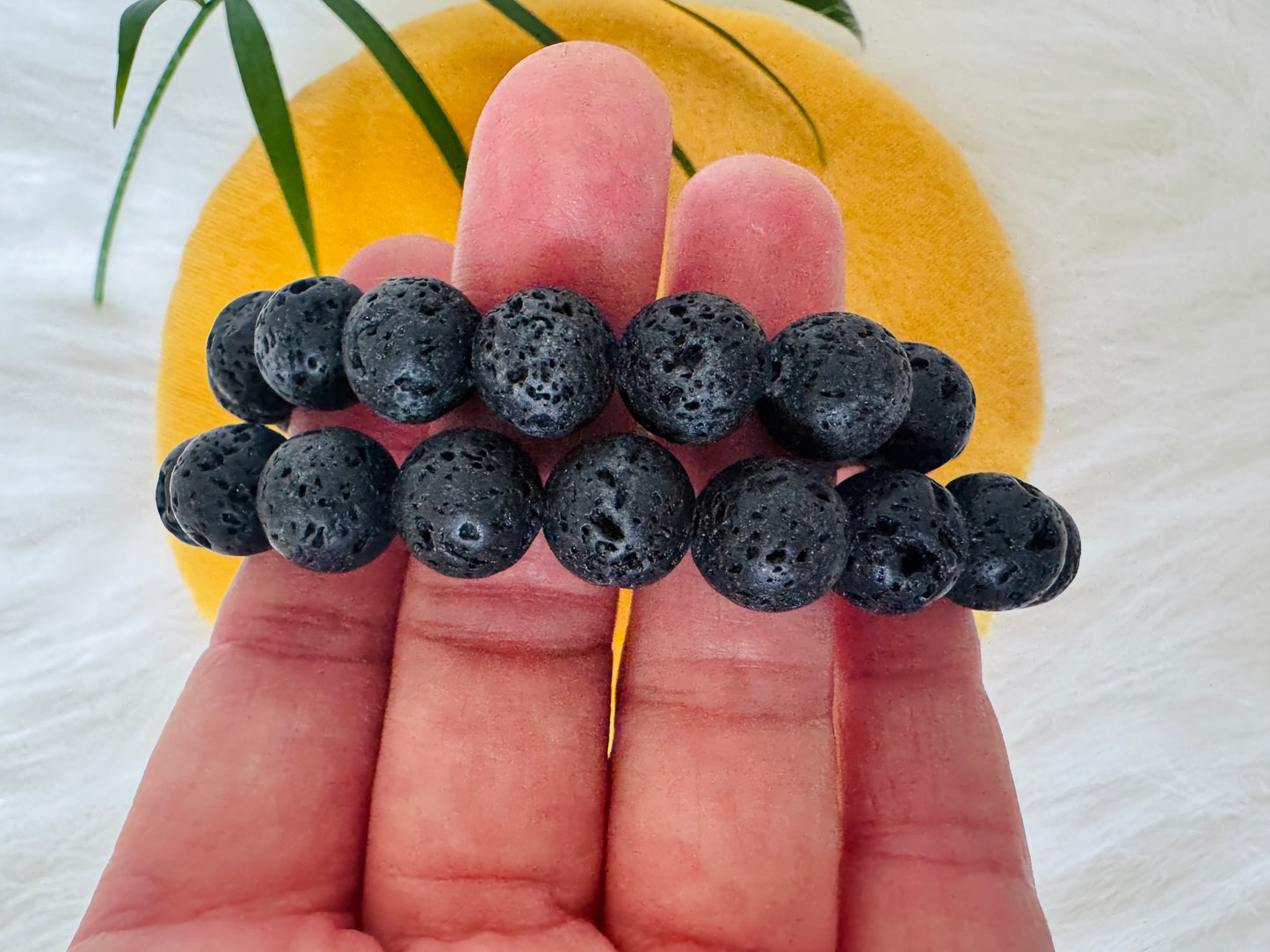 Lava Stone Grade A++ Adjustable Bracelet 10mm - Moon Room Shop and Wellness