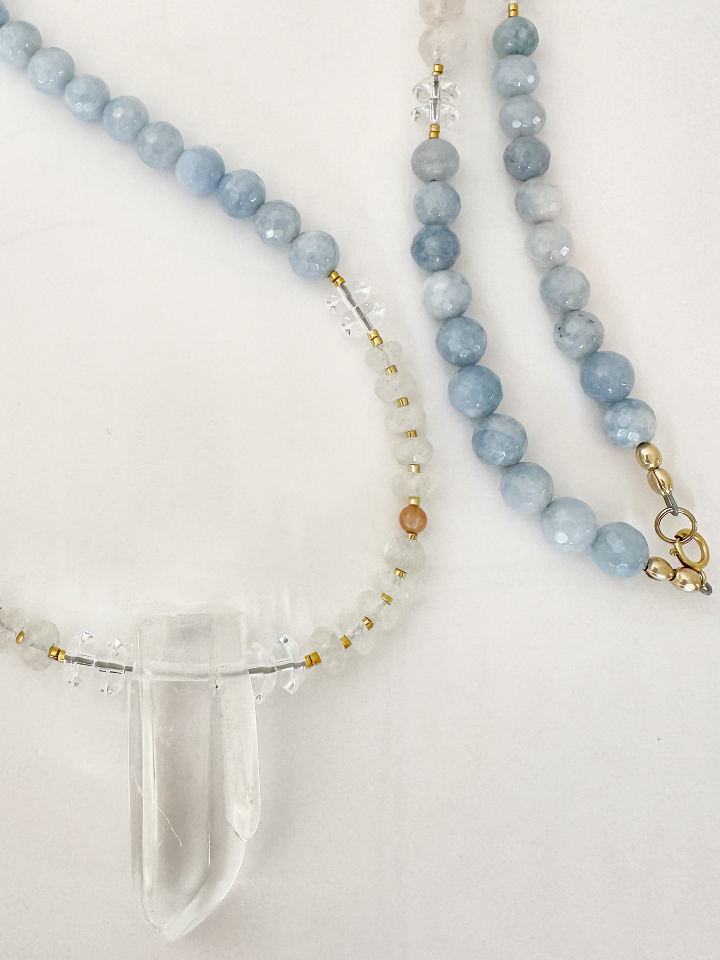 Peaceful Breeze Beaded Long Necklace - Moon Room Shop and Wellness