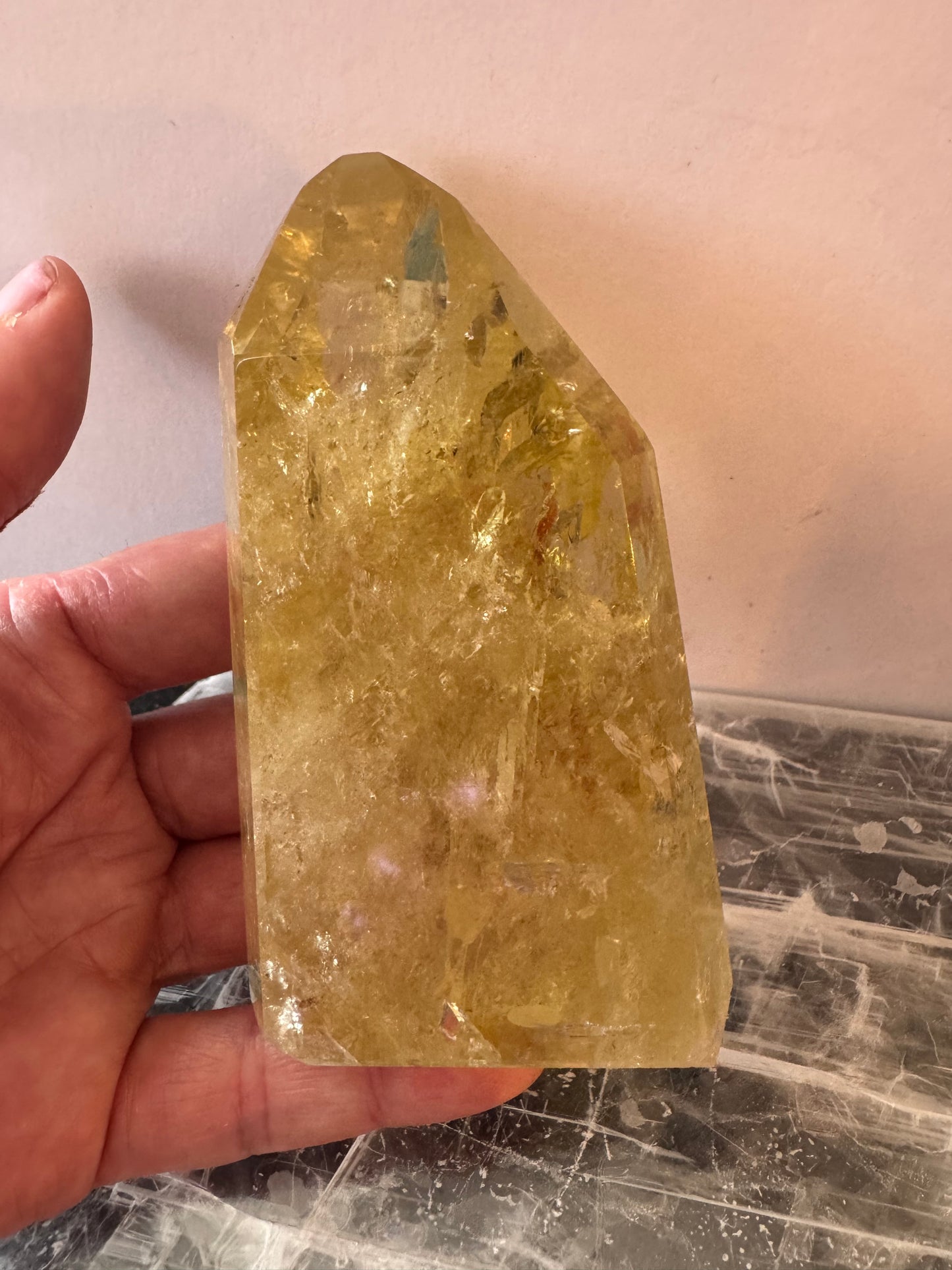 Lemon Quartz Tower 250 g Brazil Gorgeous - Moon Room Shop and Wellness