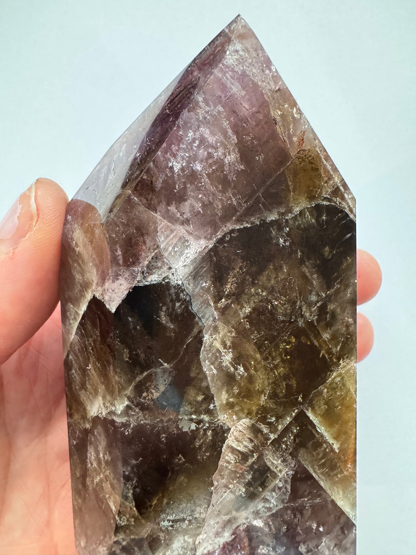 Super Seven/Melody Stone Gorgeous Tower 355 g- Brazil - Moon Room Shop and Wellness