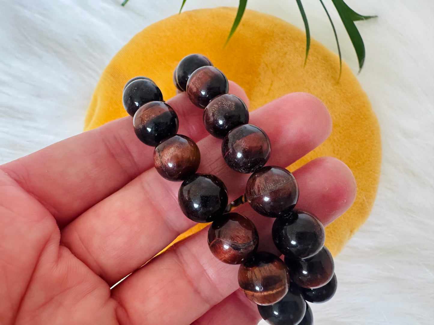 Red Tiger's Eye Adjustable Bracelet 10 mm Grade A+++ - Moon Room Shop and Wellness