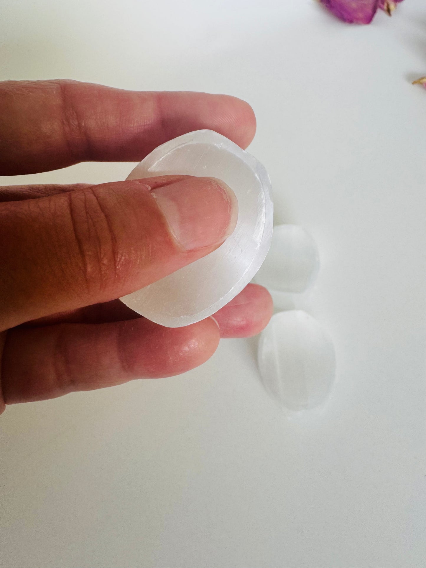 Selenite Serenity/No Worry Stone - Moon Room Shop and Wellness