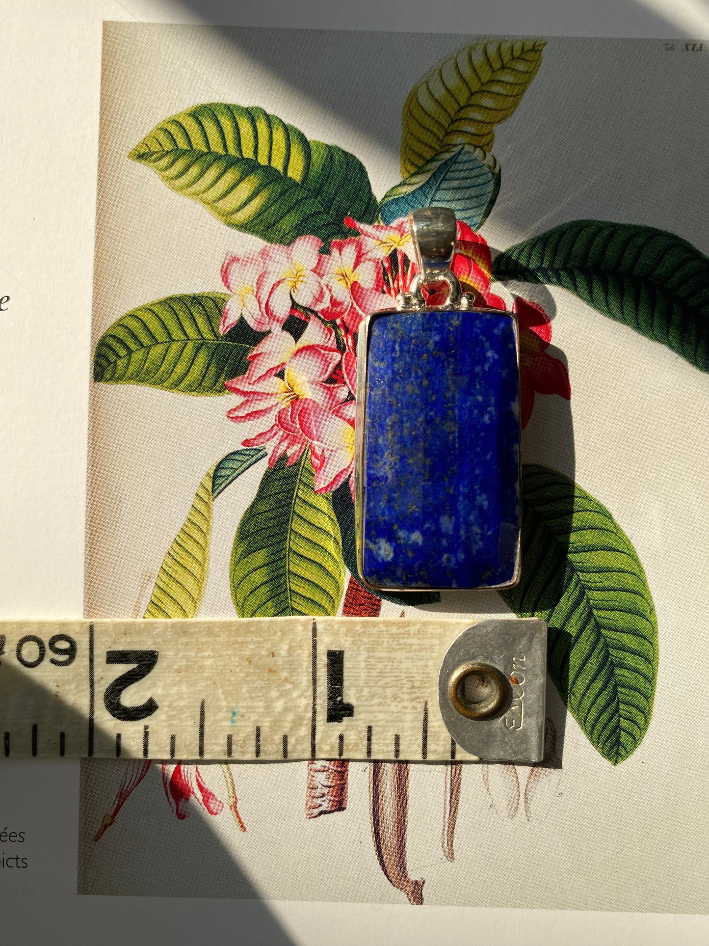 Lapis Lazuli Sterling Silver Pendant - Moon Room Shop and Wellness