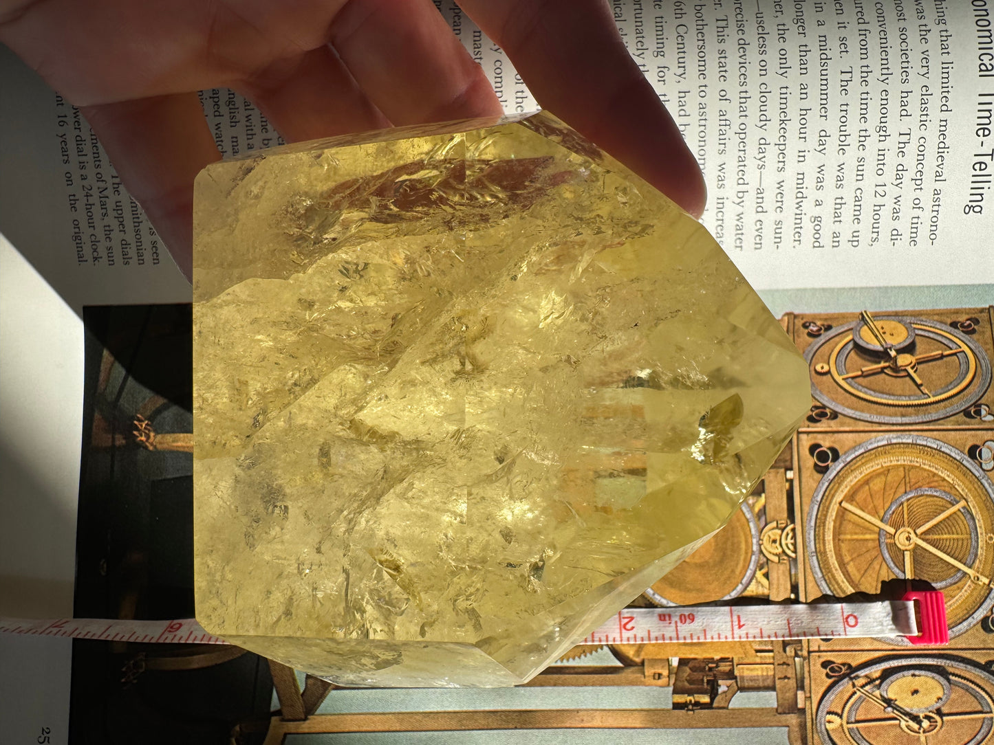 Lemon Quartz Tower 1.67 pound Brazil Gorgeous - Moon Room Shop and Wellness