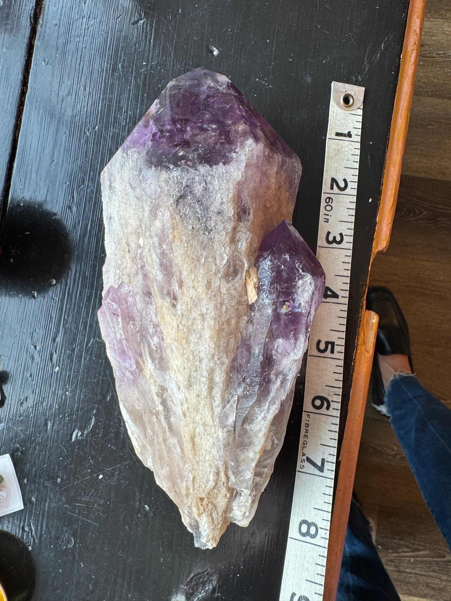Amethyst Double Point Spear Dragons Tooth Spear 2.75 lb - Moon Room Shop and Wellness