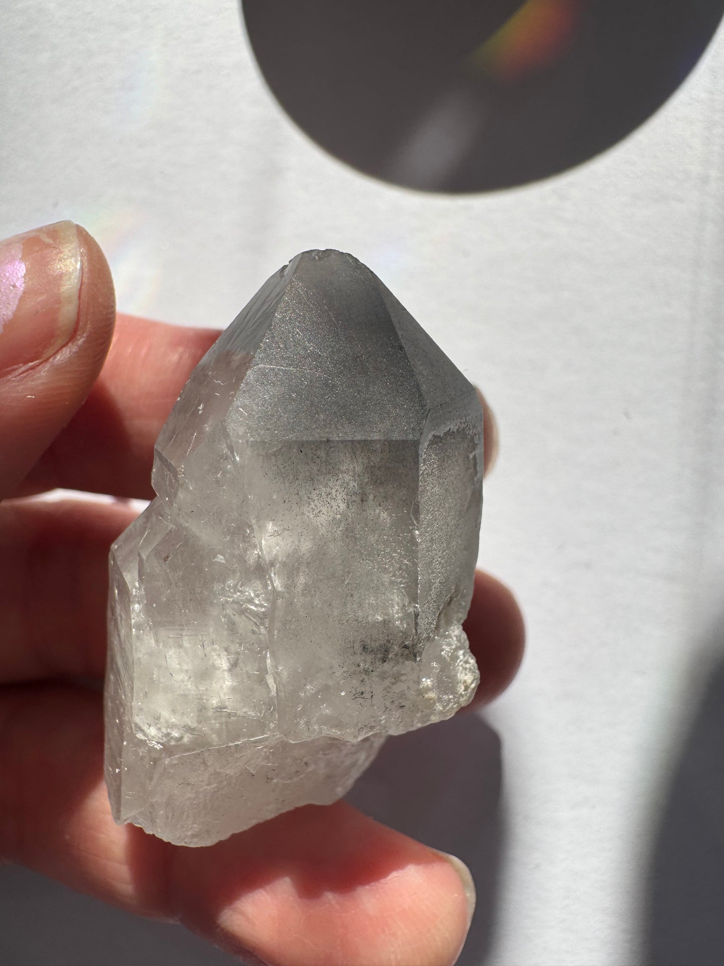 Black Phantom Quartz Point 31 g Brazil - Moon Room Shop and Wellness
