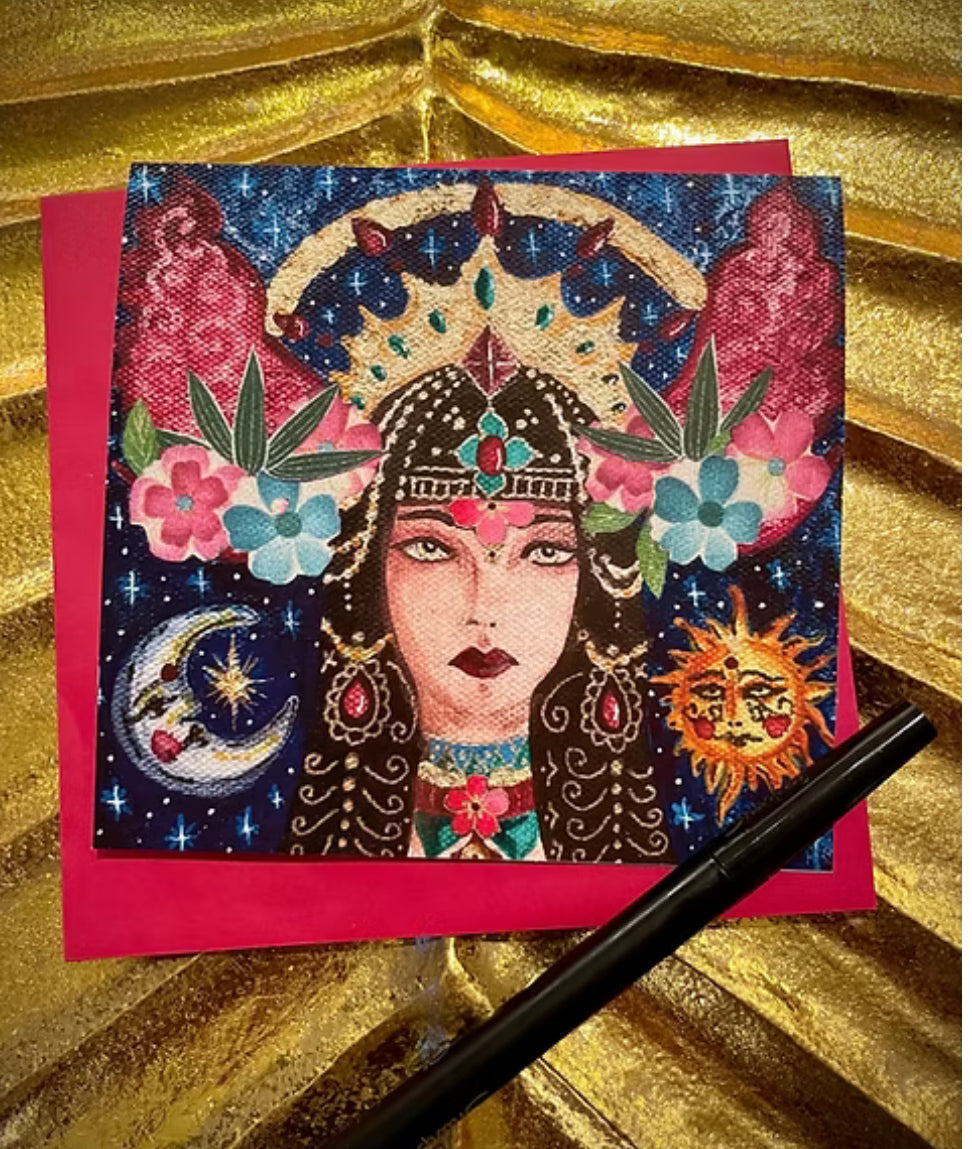 Ruby Princess Greeting Card - Moon Room Shop and Wellness