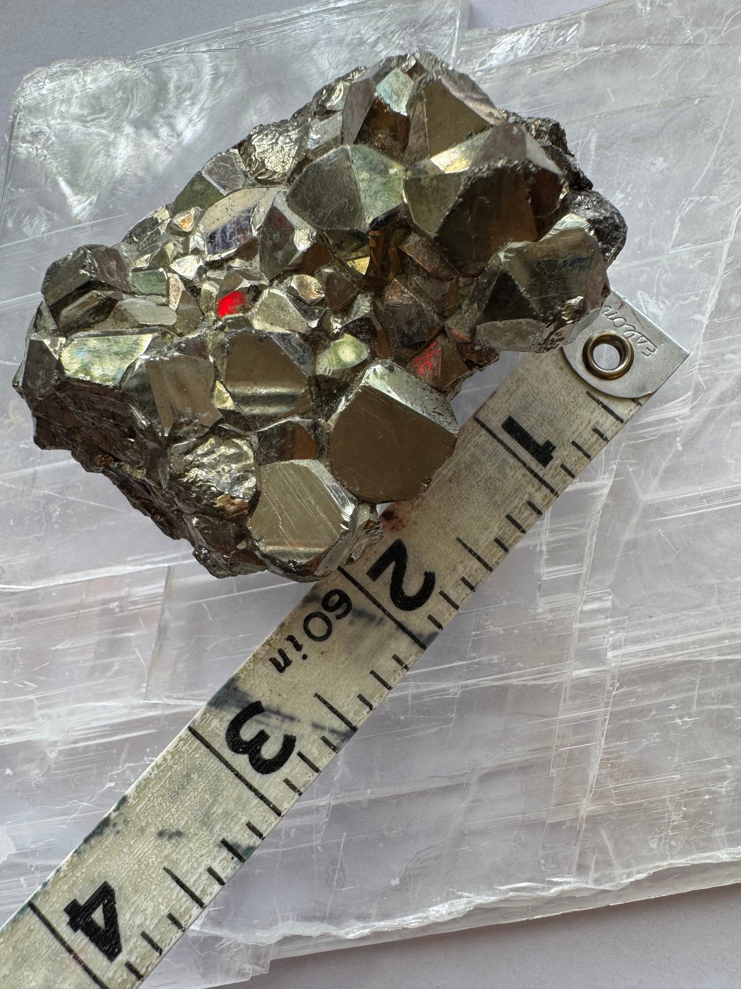 High Grade Peruvian Pyrite Cluster 227 g -Peru - Moon Room Shop and Wellness