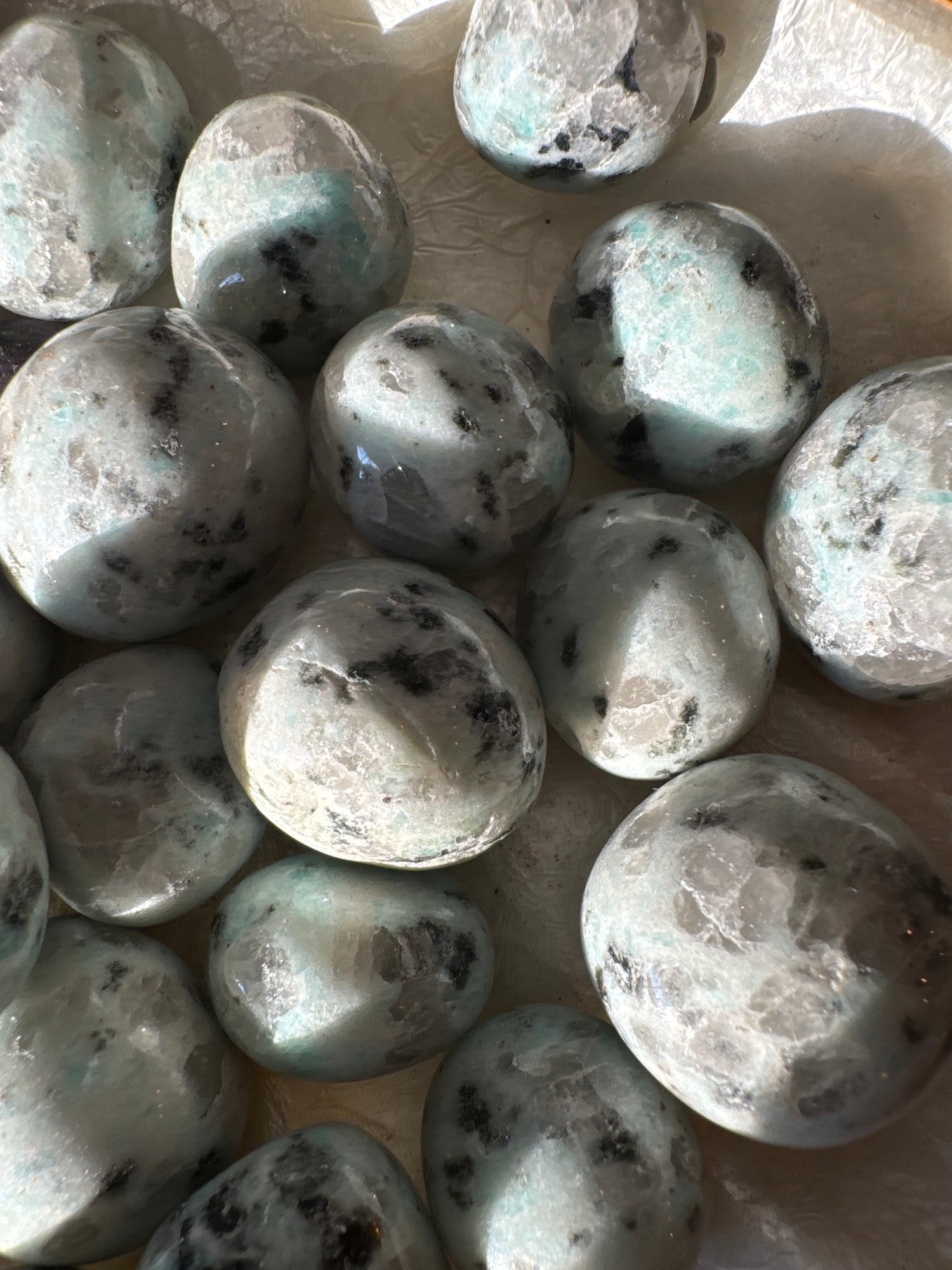 Kiwi Jasper Tumbled - Moon Room Shop and Wellness