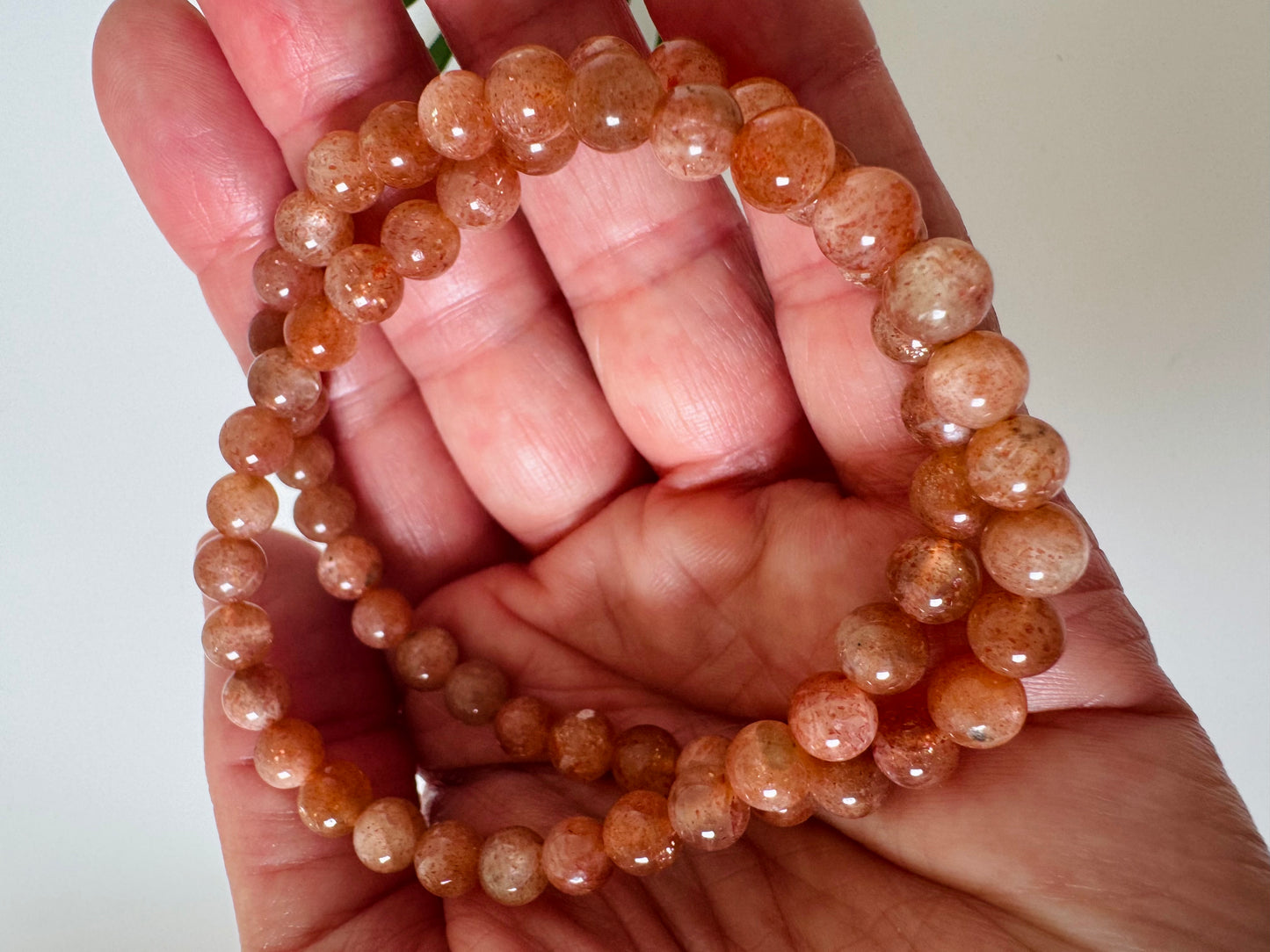 Sunstone Stretch Bracelet 6mm - Moon Room Shop and Wellness