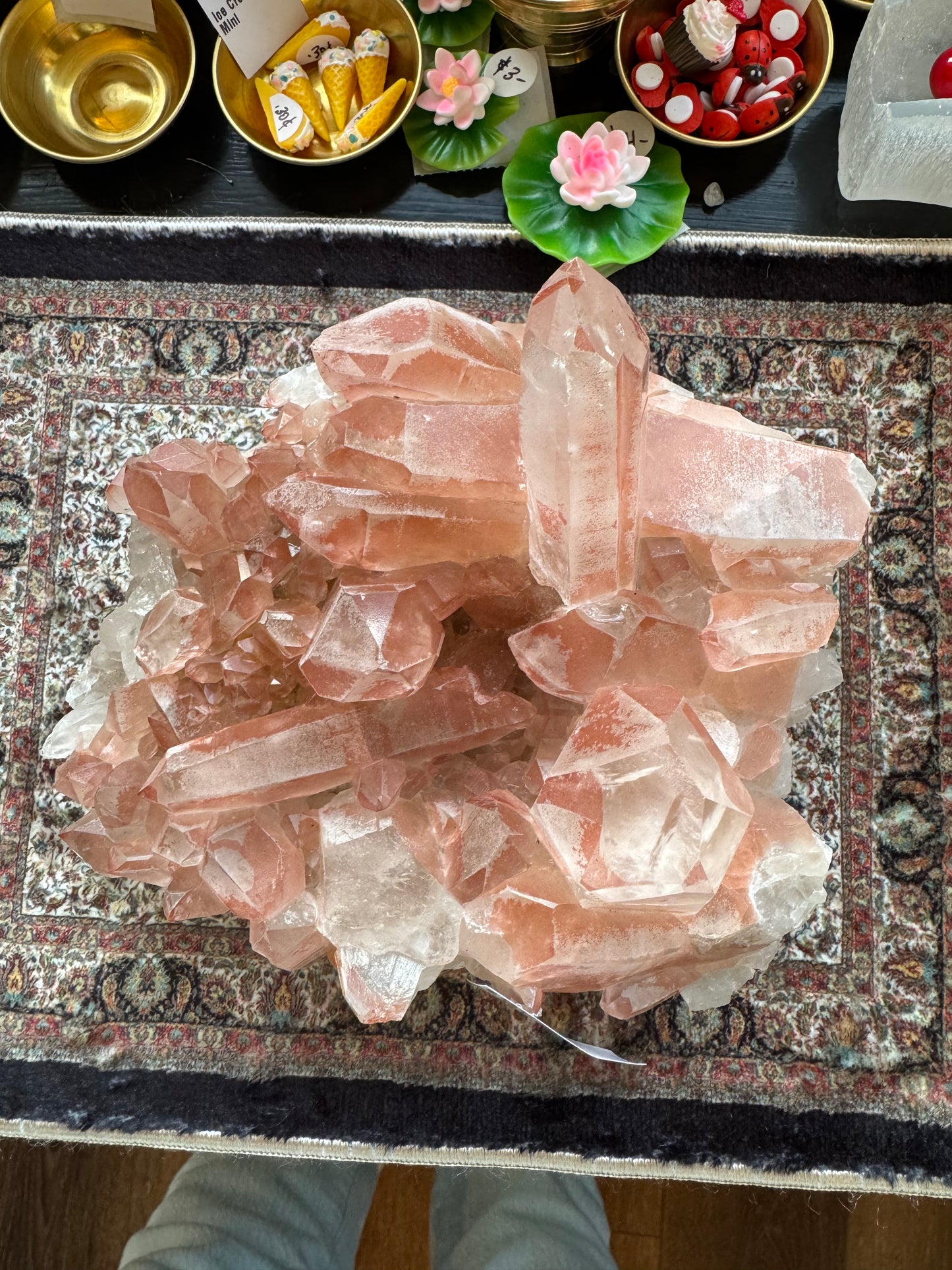 Hematite in Quartz Cluster 4.46lbs - Moon Room Shop and Wellness