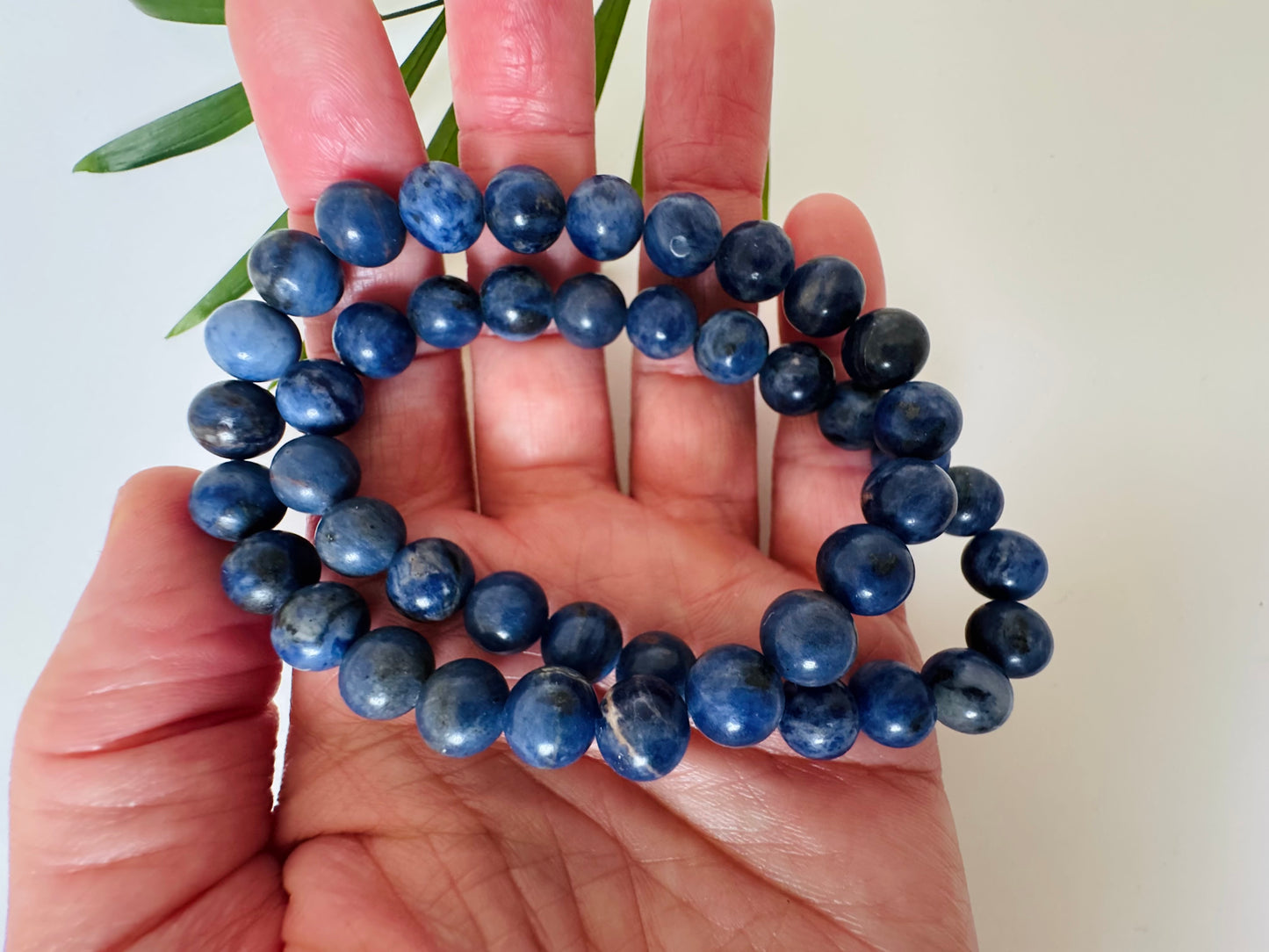 Sodalite Stretch Bracelet 8mm - Moon Room Shop and Wellness