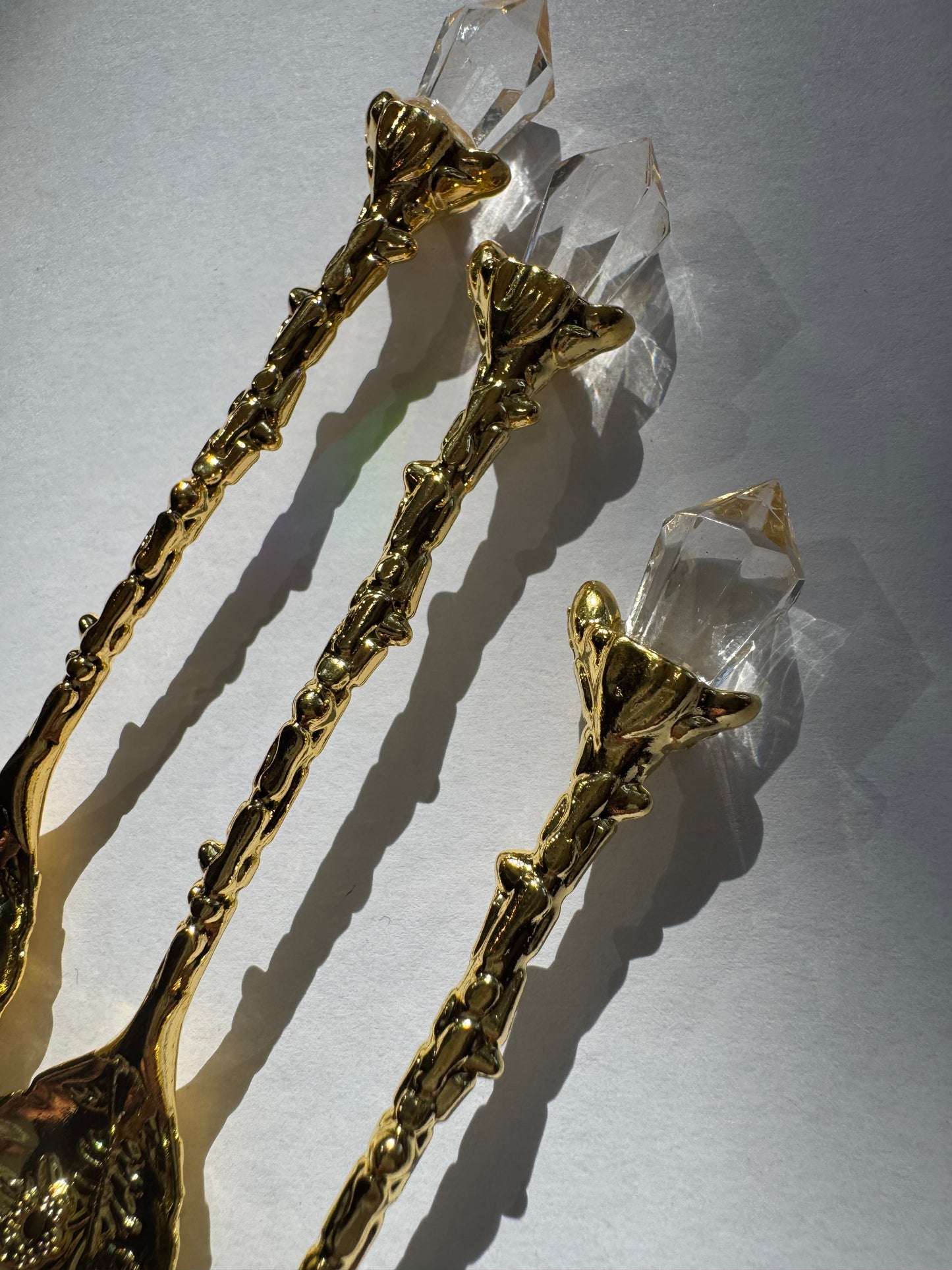 Gold Ritual Spoon- Do Not Get Wet- Alloy Spoon - Moon Room Shop and Wellness