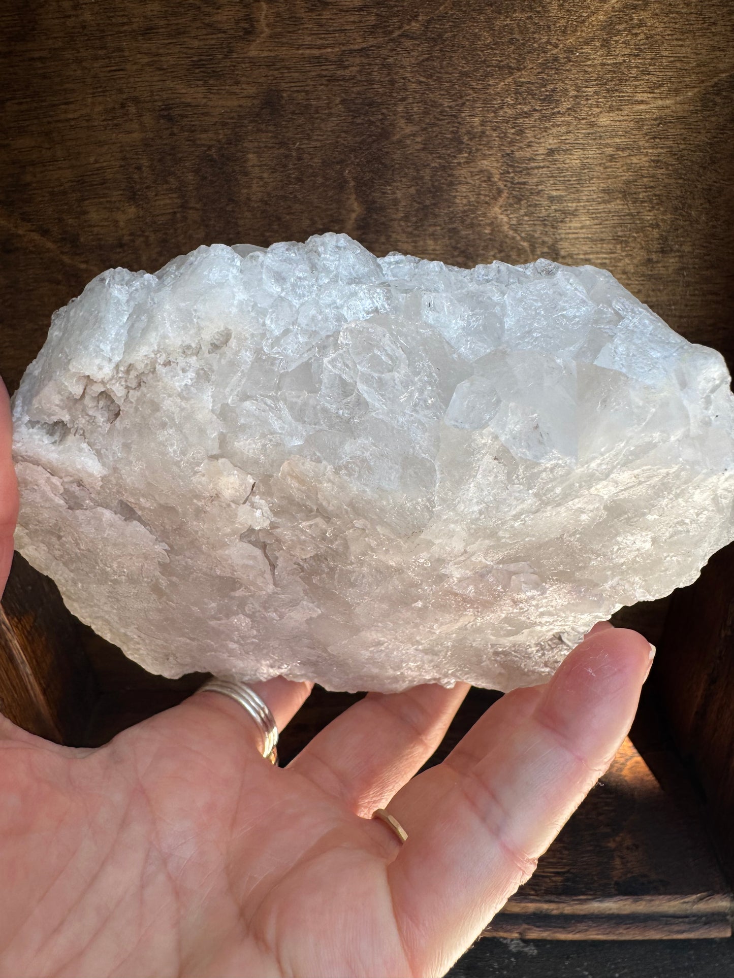 Clear Quartz Sparkly Brazilian Cluster 1.50 lb - Moon Room Shop and Wellness