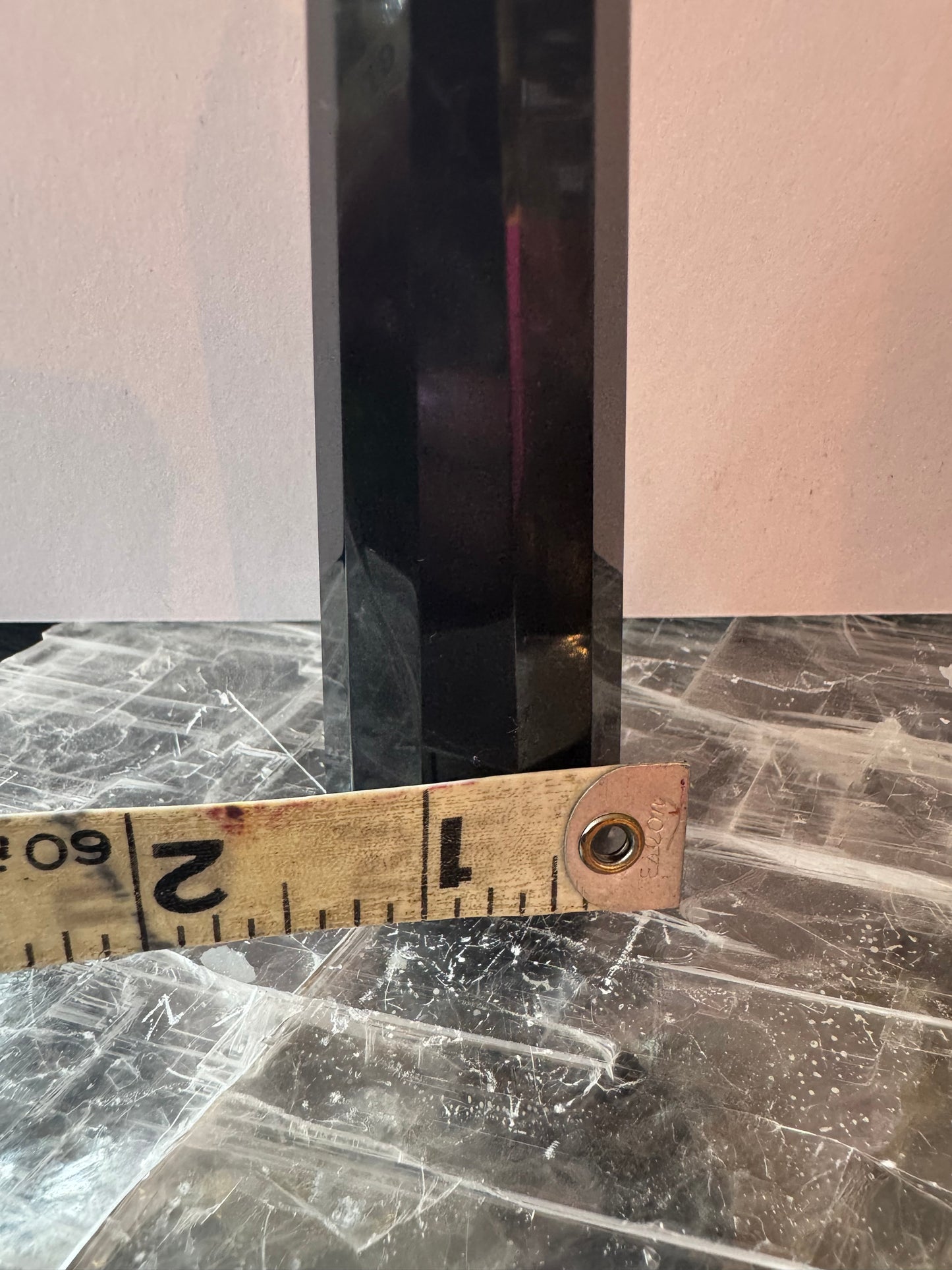 Black Obsidian Faceted Tower 121 g - Moon Room Shop and Wellness