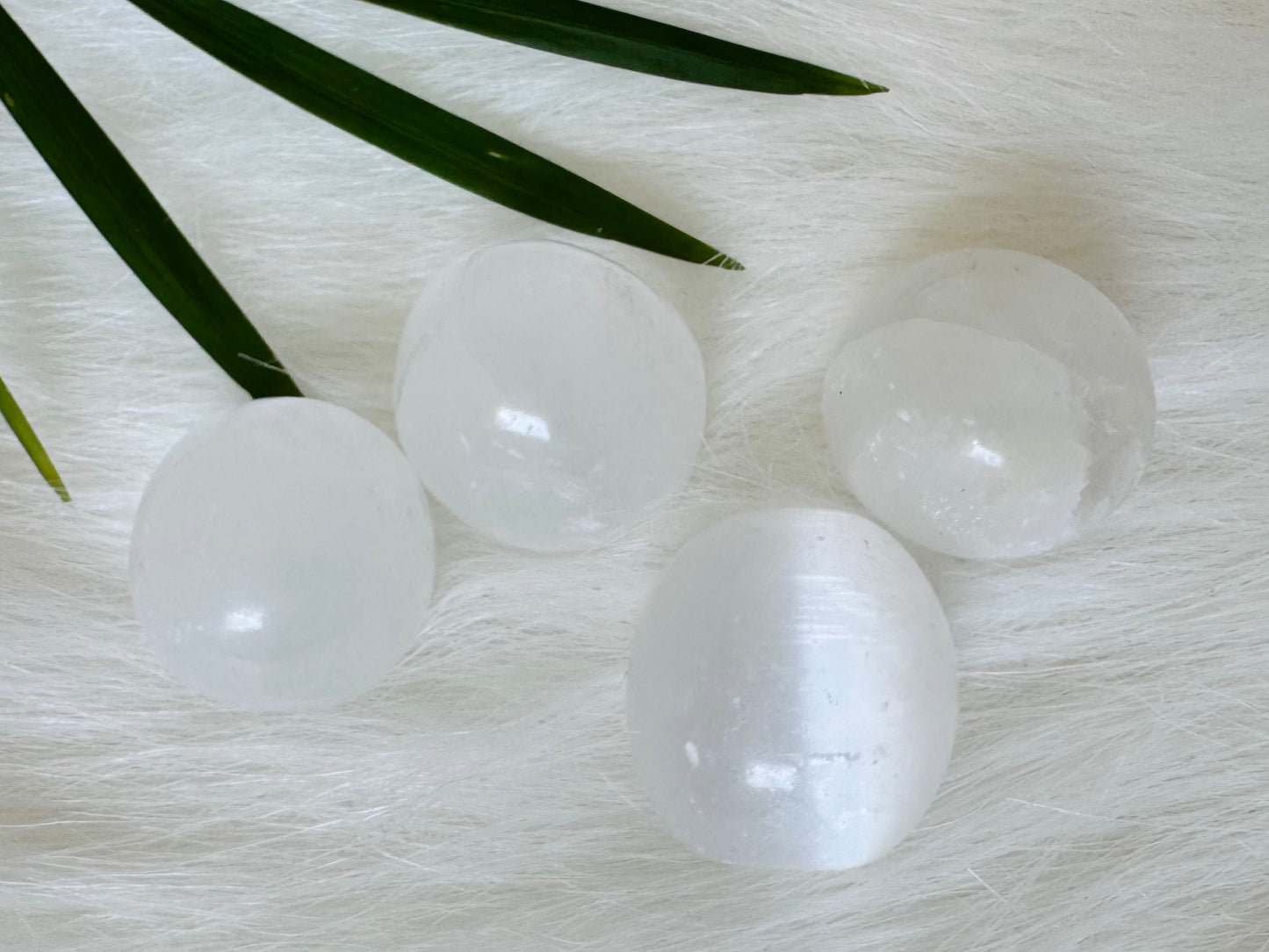 Satin Spar aka Selenite Tumbled - Moon Room Shop and Wellness