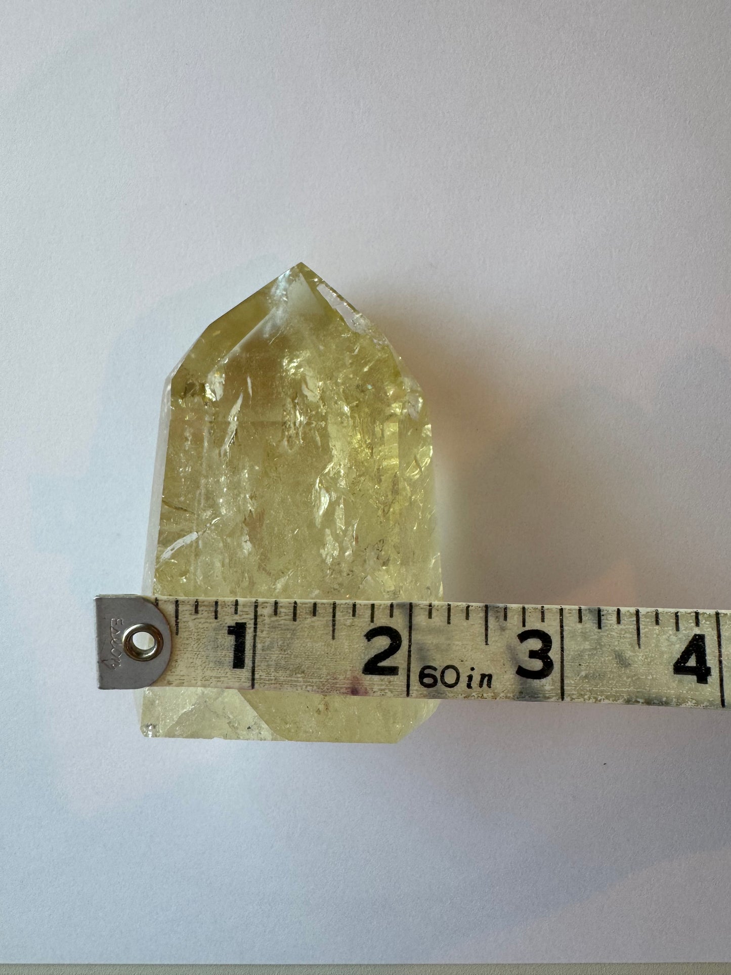 Lemon Quartz Tower 274 g Brazil - Moon Room Shop and Wellness