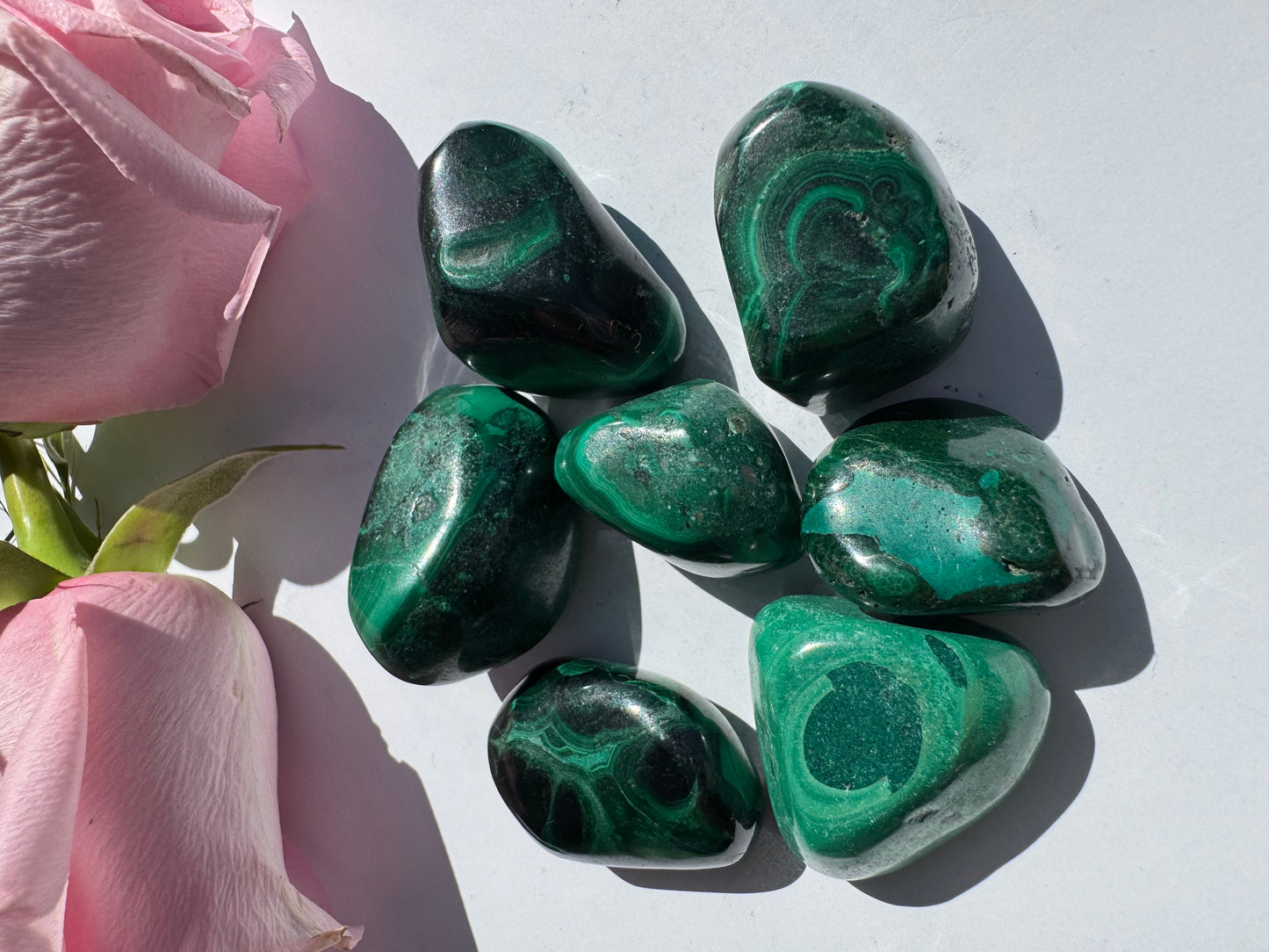 Malachite Tumbled Small - Moon Room Shop and Wellness