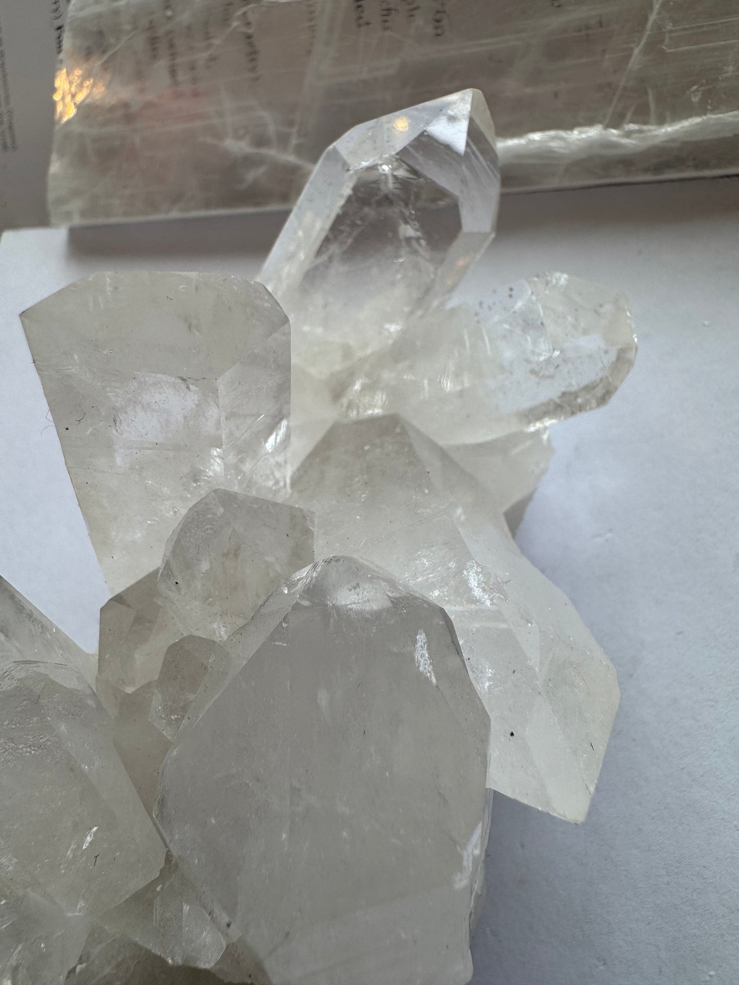 Clear Quartz Cluster 1.29 lb Brazil Beauty! - Moon Room Shop and Wellness