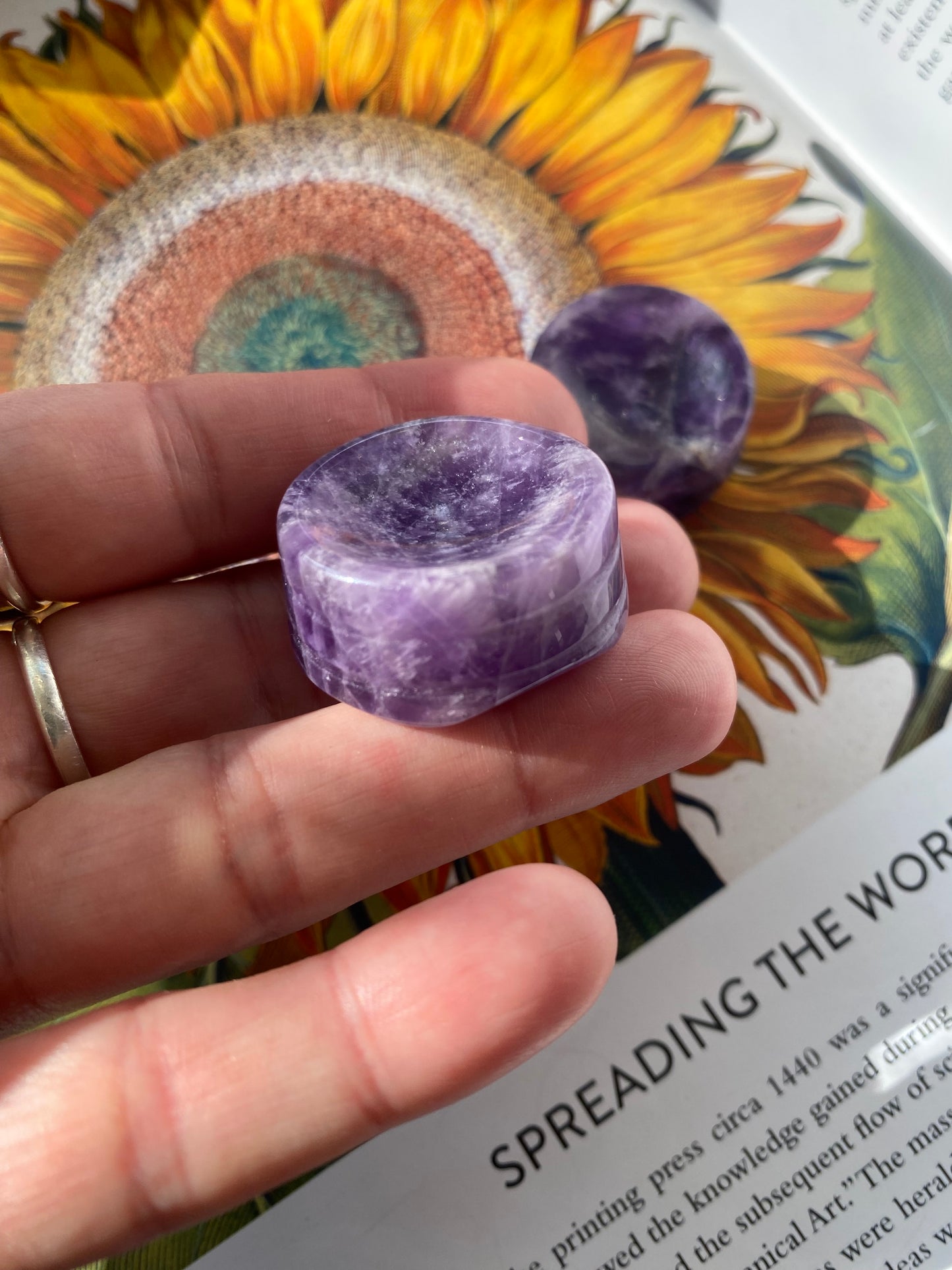 Amethyst Sphere Stand - Moon Room Shop and Wellness