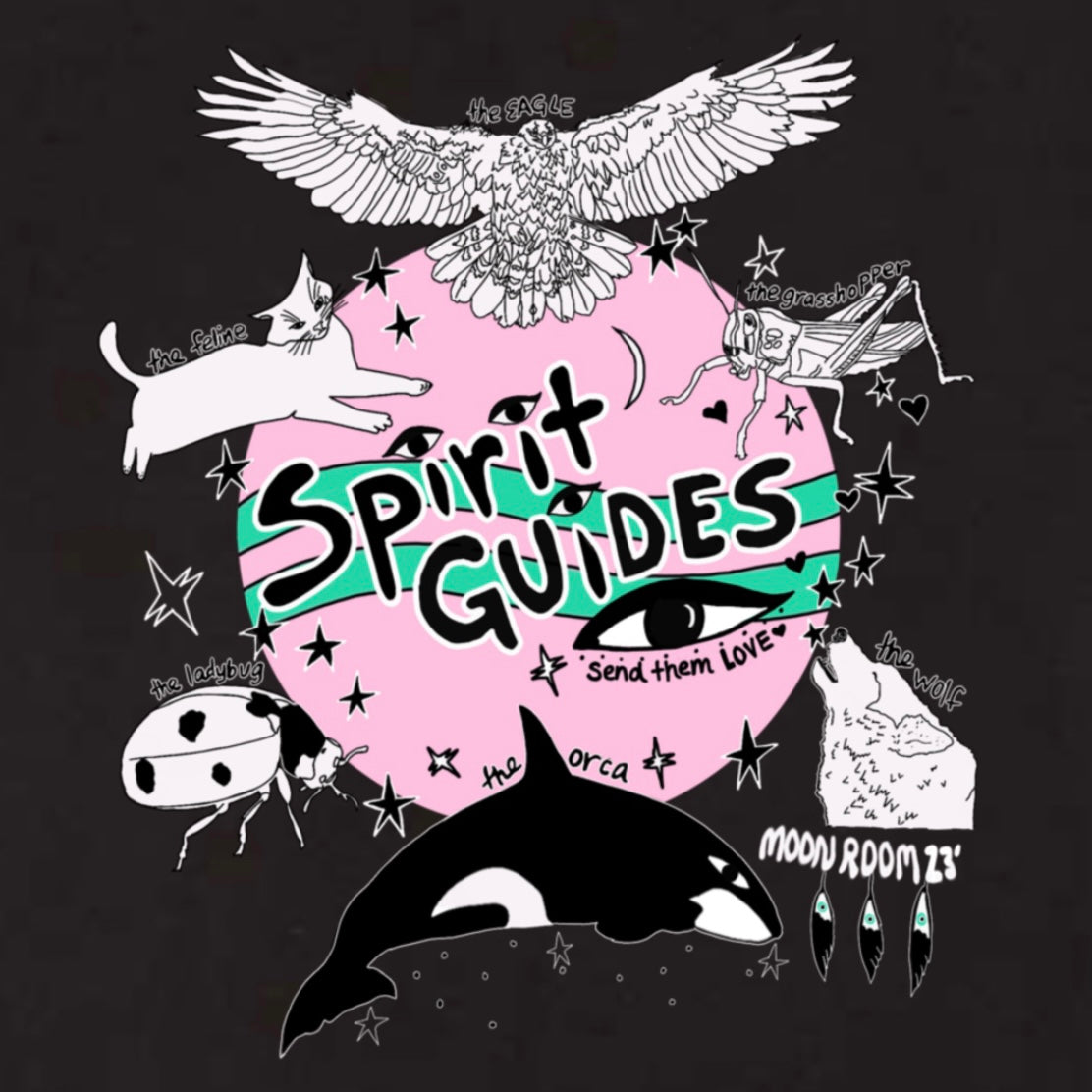 Spirit Guides-send them LOVE Tee by MOON ROOM Pre Order - Moon Room Shop and Wellness