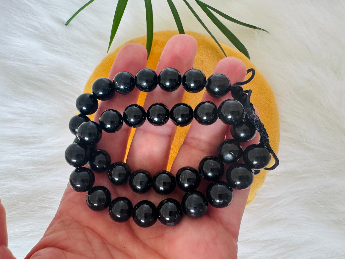 Black Obsidian Grade A++ Adjustable Bracelet - Moon Room Shop and Wellness