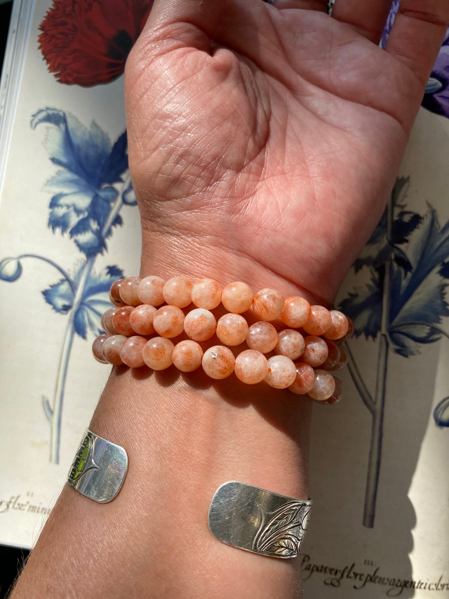 Sunstone Stretch Bracelet 8mm - Moon Room Shop and Wellness