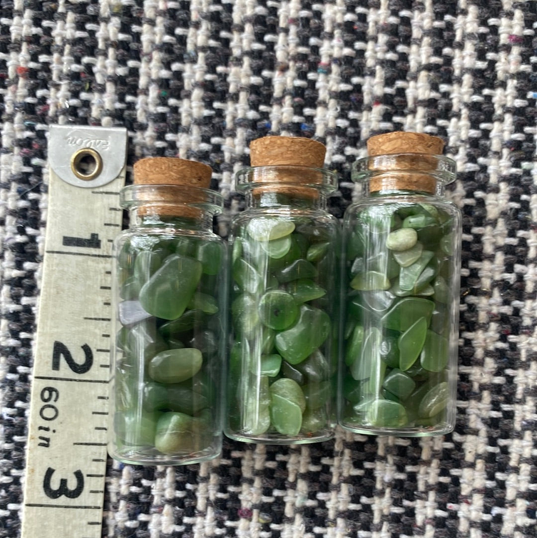 Nephrite Jade Chips in Jar - Moon Room Shop and Wellness