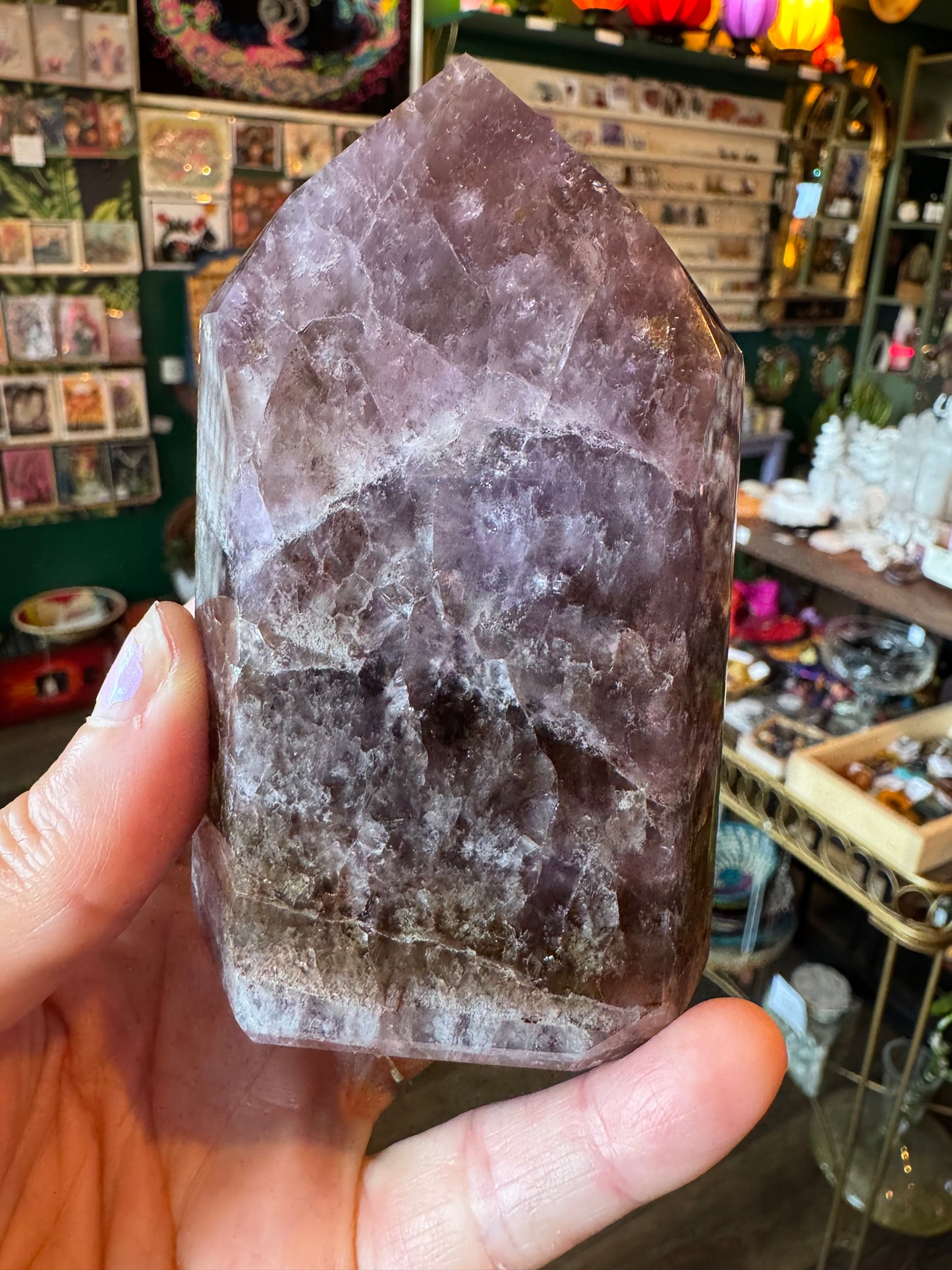 Super Seven/Melody Stone Gorgeous Tower 355 g- Brazil - Moon Room Shop and Wellness