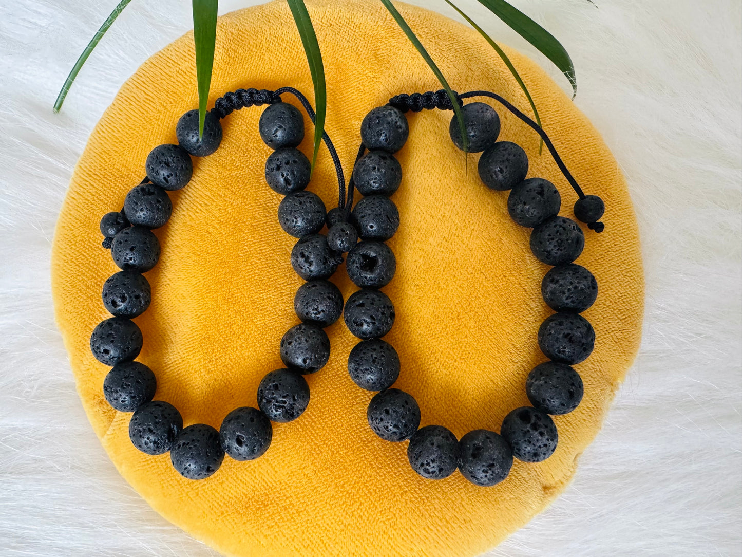 Lava Stone Grade A++ Adjustable Bracelet 10mm - Moon Room Shop and Wellness