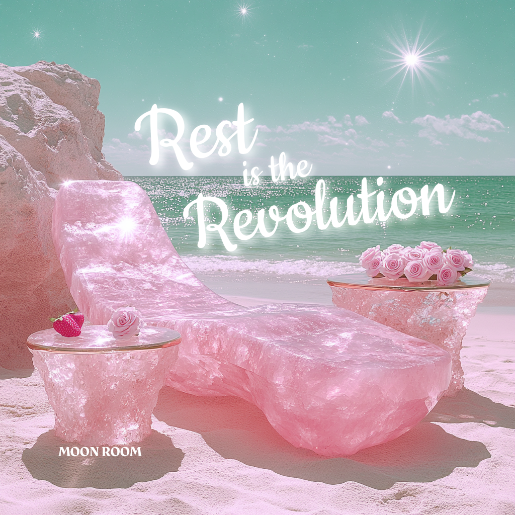 Rest is the Revolution Consciousness Card - 2x2 inch - Moon Room Shop and Wellness