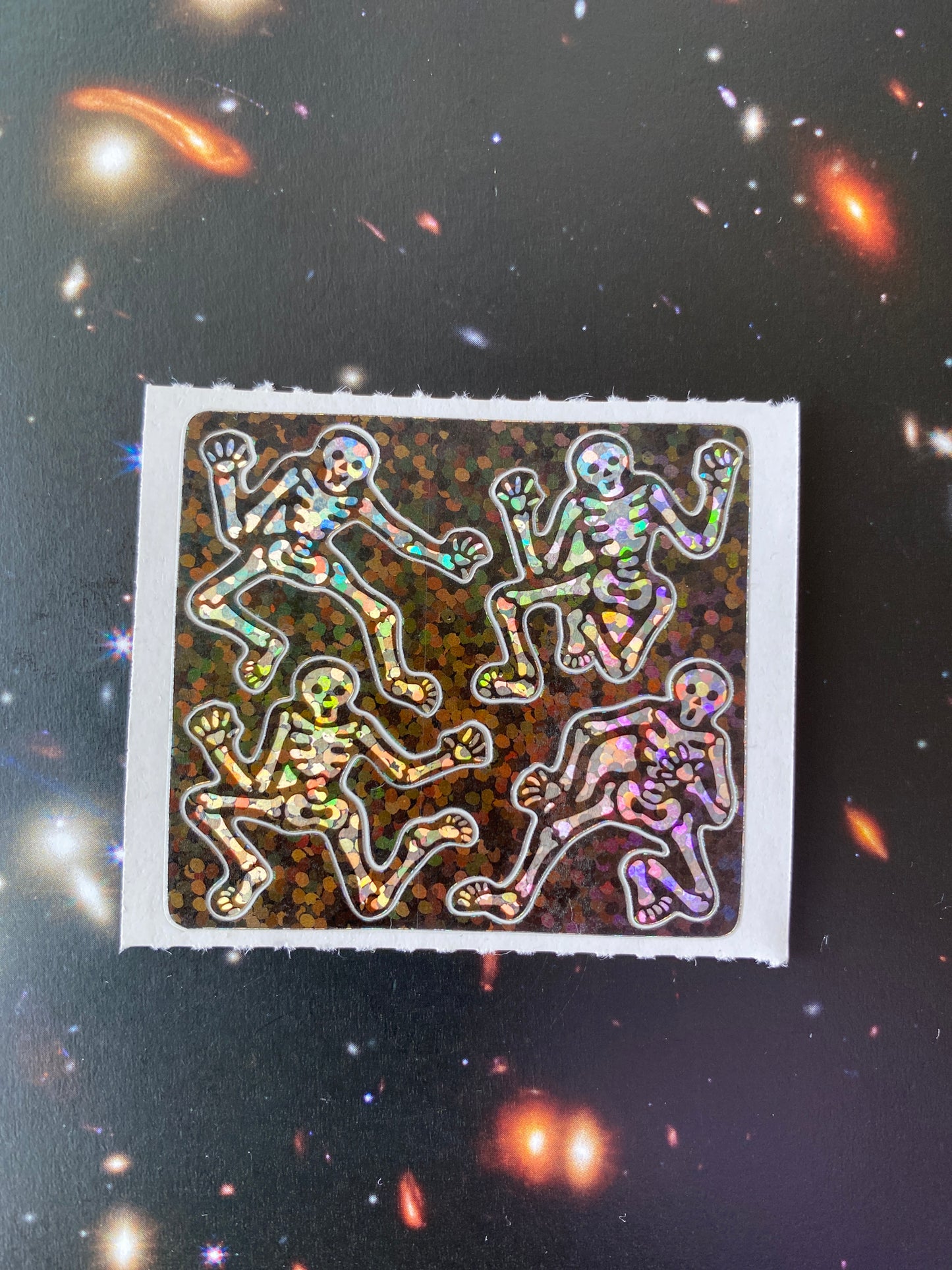 1 Dancing Skeletons Sticker Sheet - Moon Room Shop and Wellness