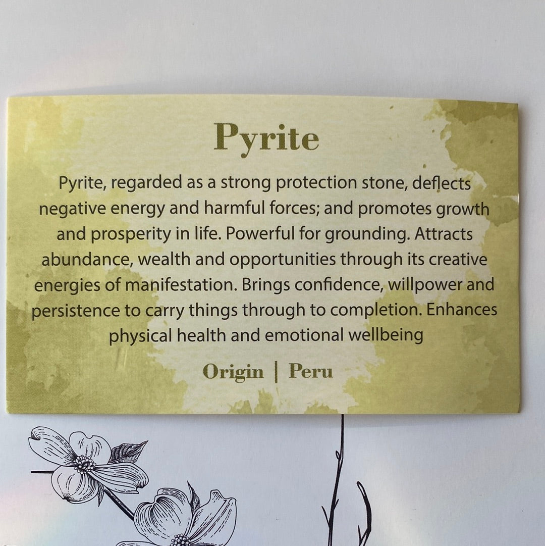 Pyrite 8mm Stretch Bracelet - Moon Room Shop and Wellness