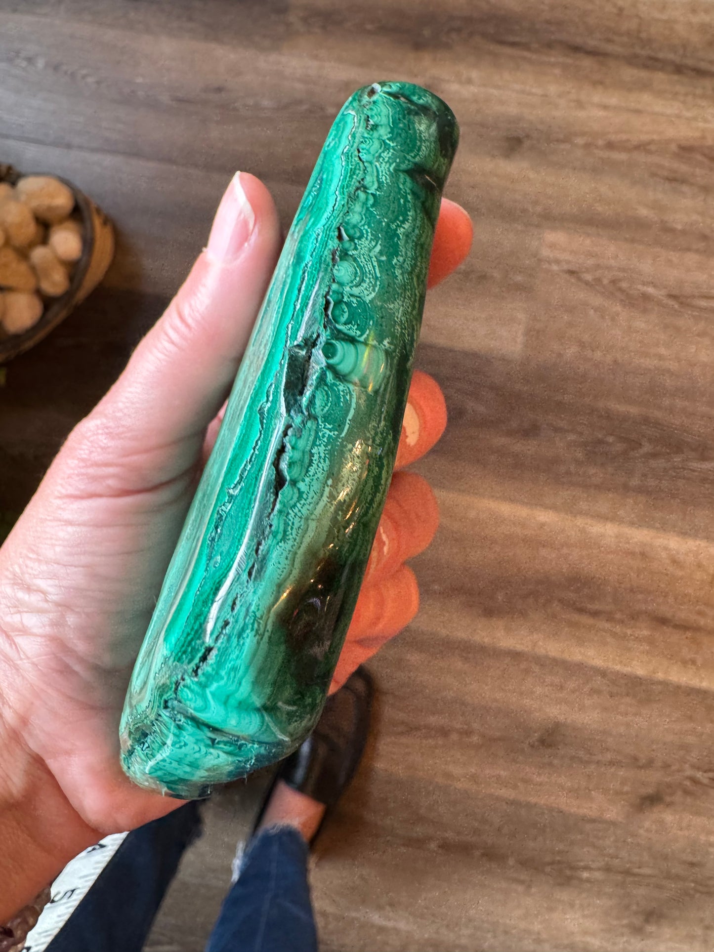 Malachite Freeform 1.10 lb -Congo Polished Beauty! - Moon Room Shop and Wellness