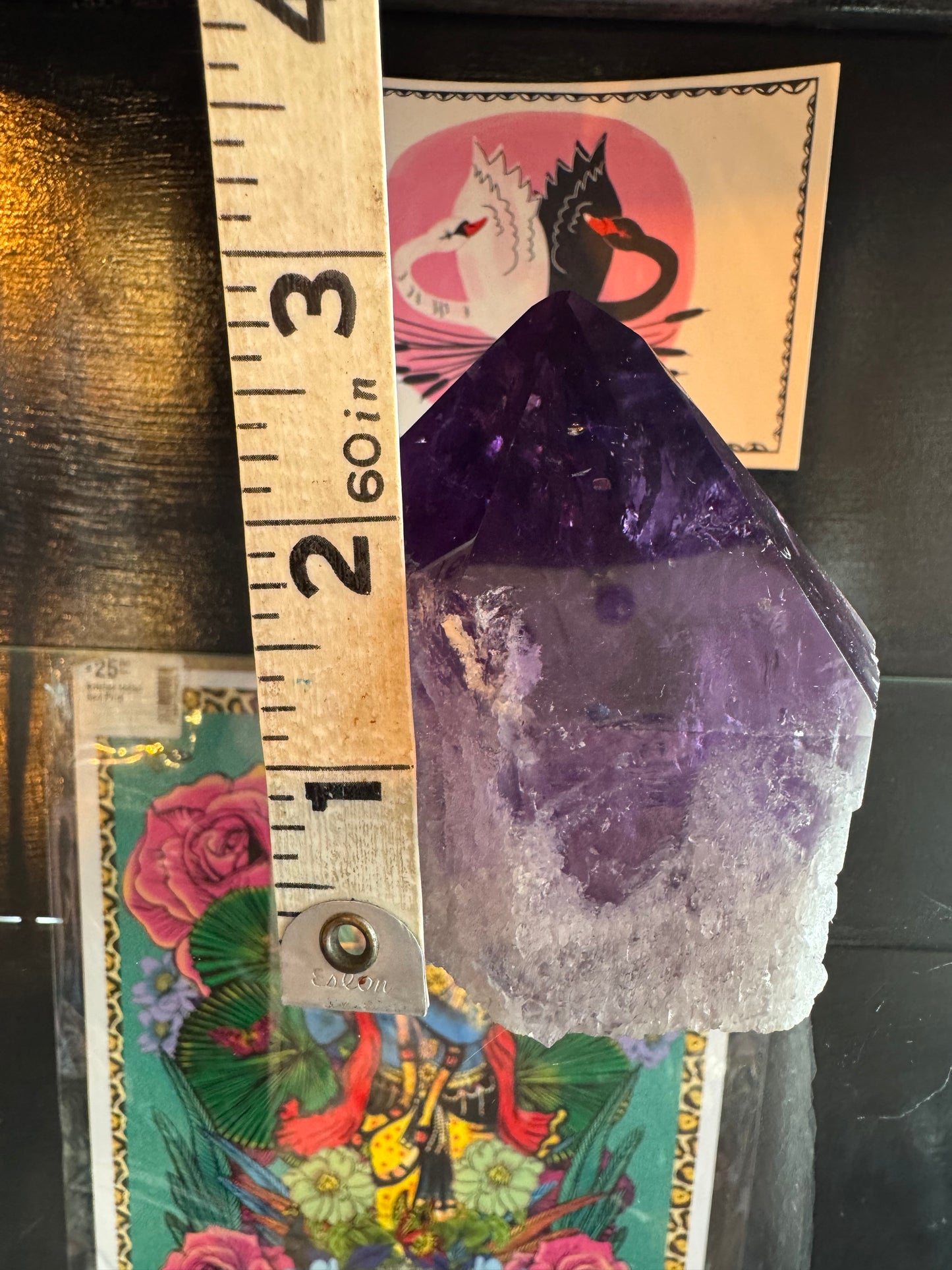 Deep Purple Amethyst Point- 410 g- Brazil - Moon Room Shop and Wellness