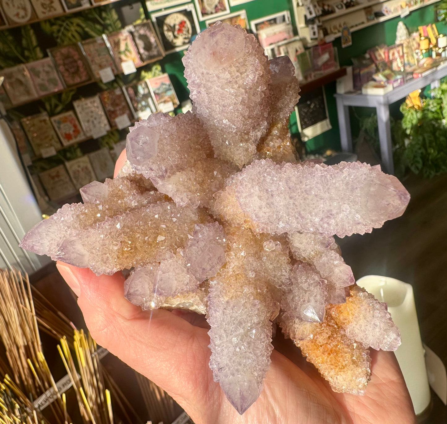 Spirit Quartz Cluster South Africa 2.07 lbs - Moon Room Shop and Wellness