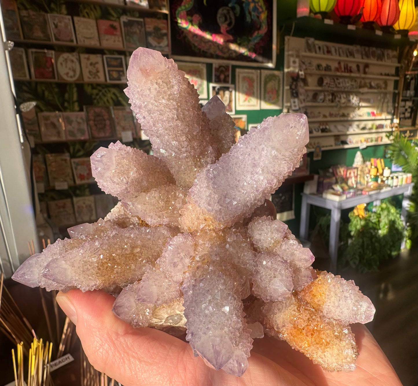 Spirit Quartz Cluster South Africa 2.07 lbs - Moon Room Shop and Wellness