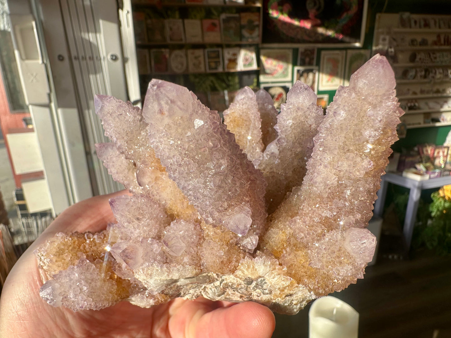 Spirit Quartz Cluster South Africa 2.07 lbs - Moon Room Shop and Wellness