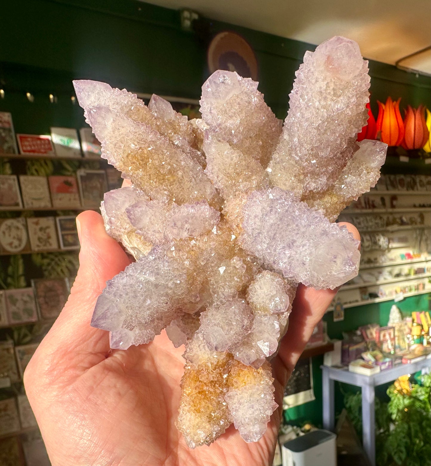 Spirit Quartz Cluster South Africa 2.07 lbs - Moon Room Shop and Wellness