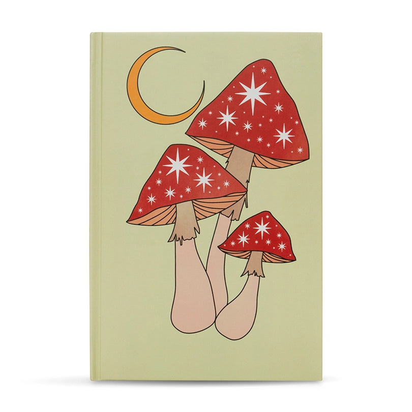 Mushrooms At Midnight Lined Journal - Moon Room Shop and Wellness