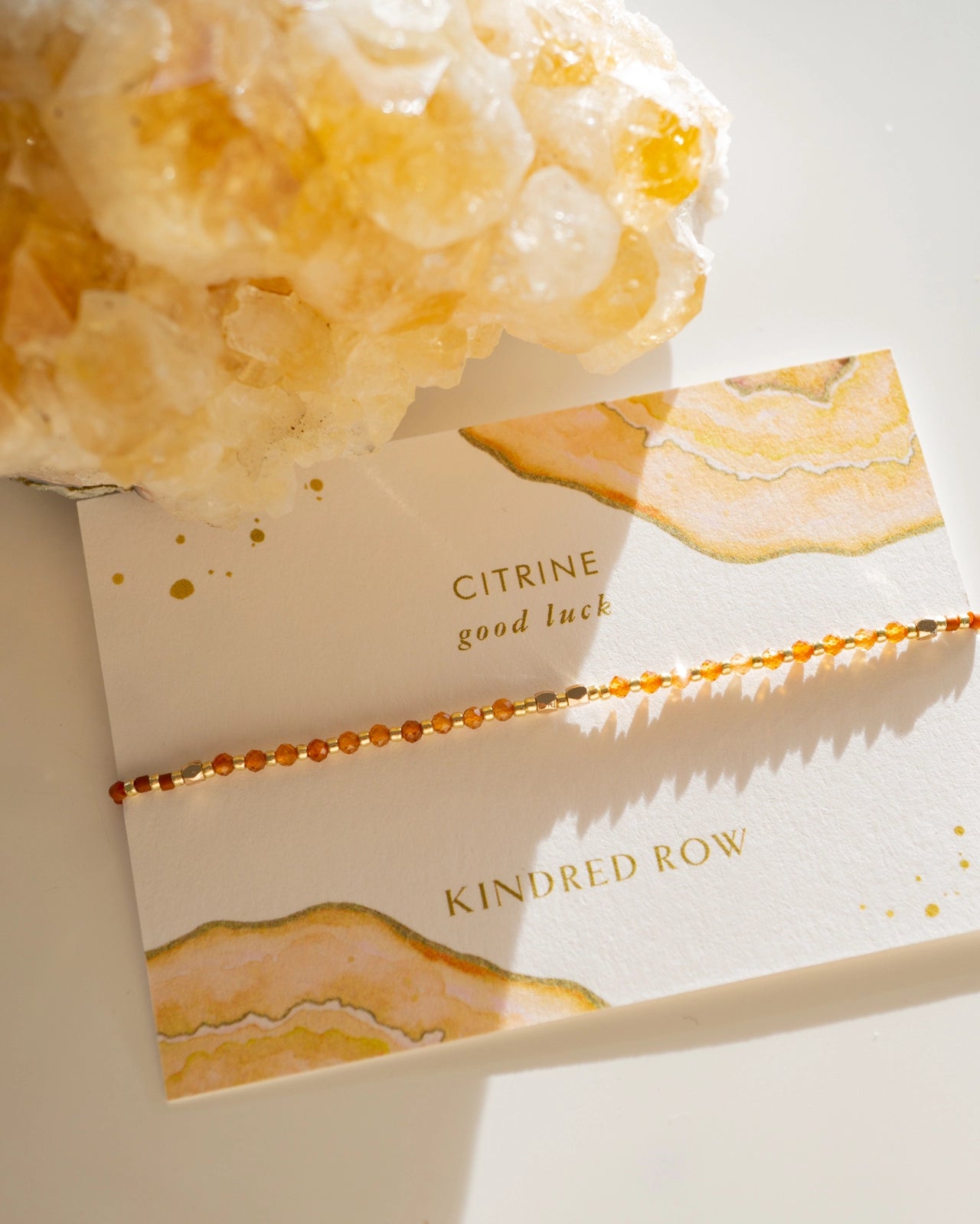 Citrine Healing Gemstone Stacking Bracelet - Moon Room Shop and Wellness
