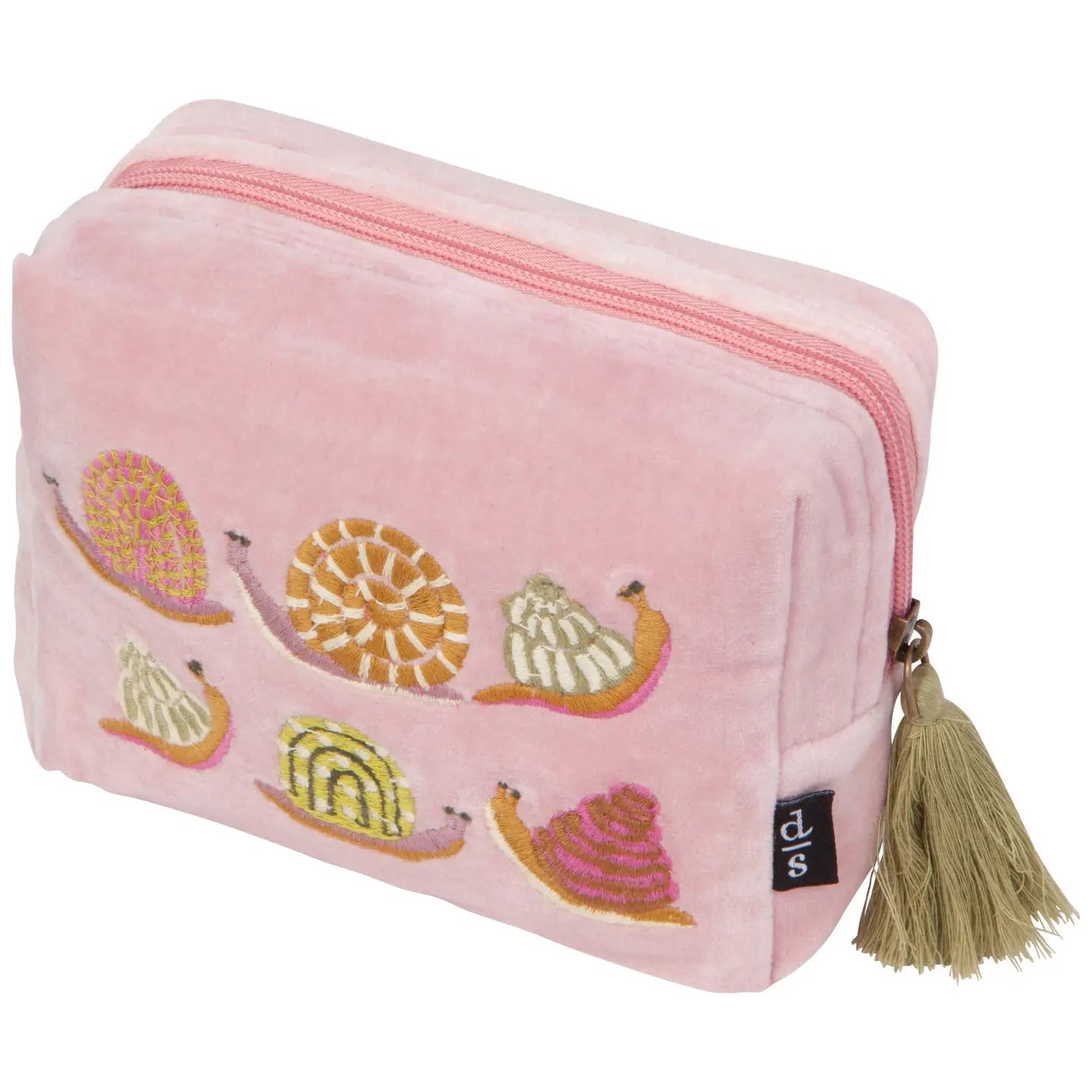 Gardenland Embroidered Pouch - Moon Room Shop and Wellness