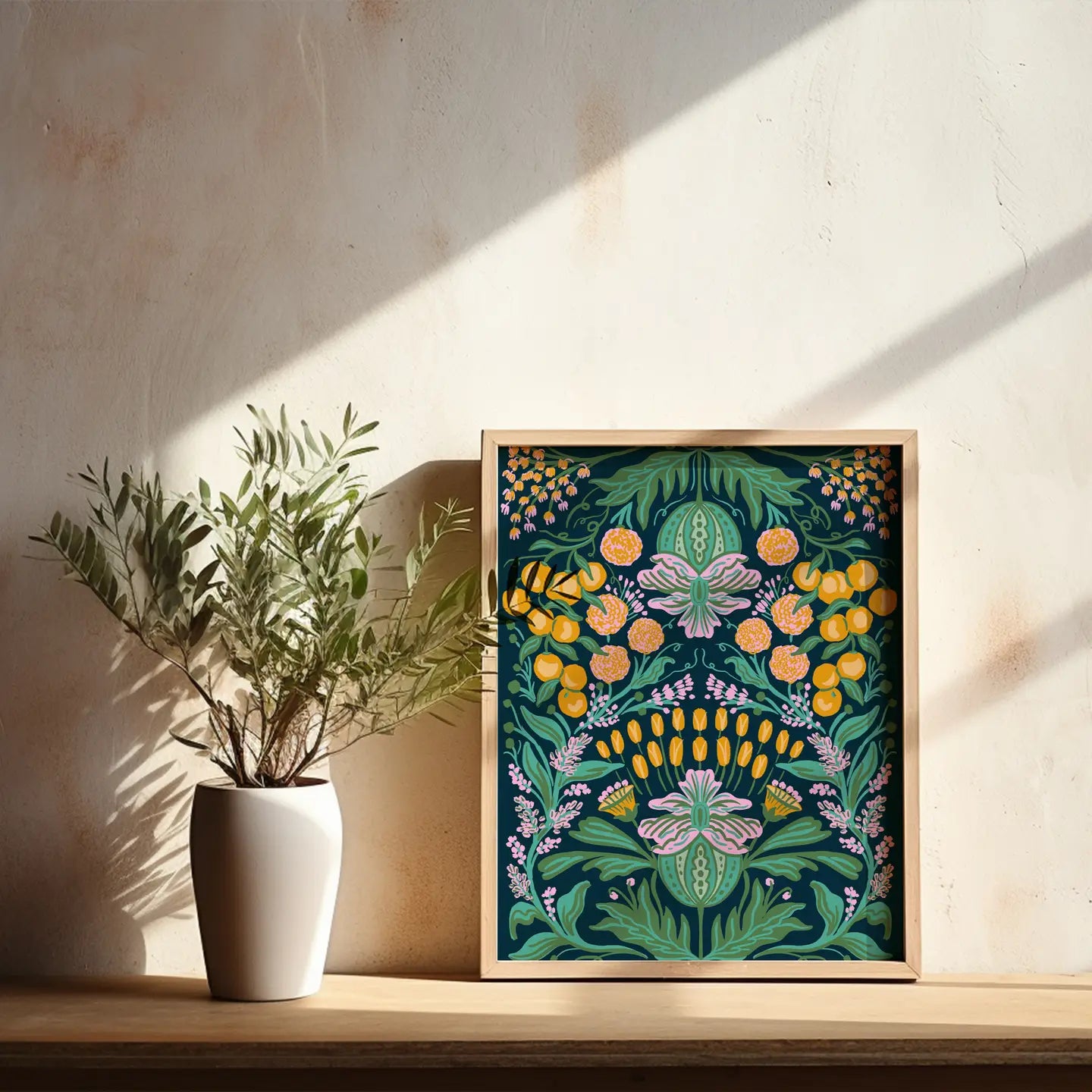 "Victorian Floral" - 8" X 10" Art Print - Moon Room Shop and Wellness