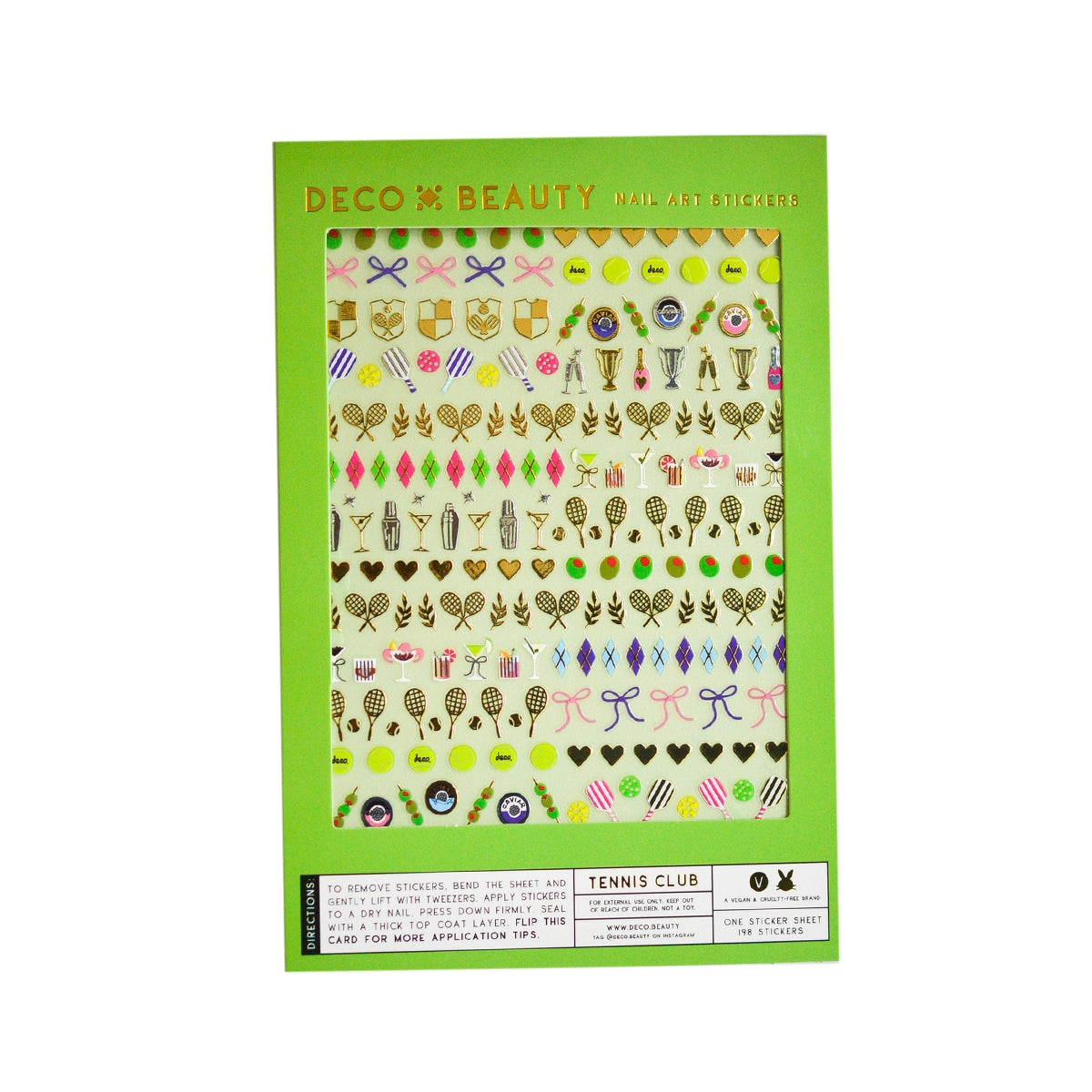 Tennis Club - Nail Art - Moon Room Shop and Wellness